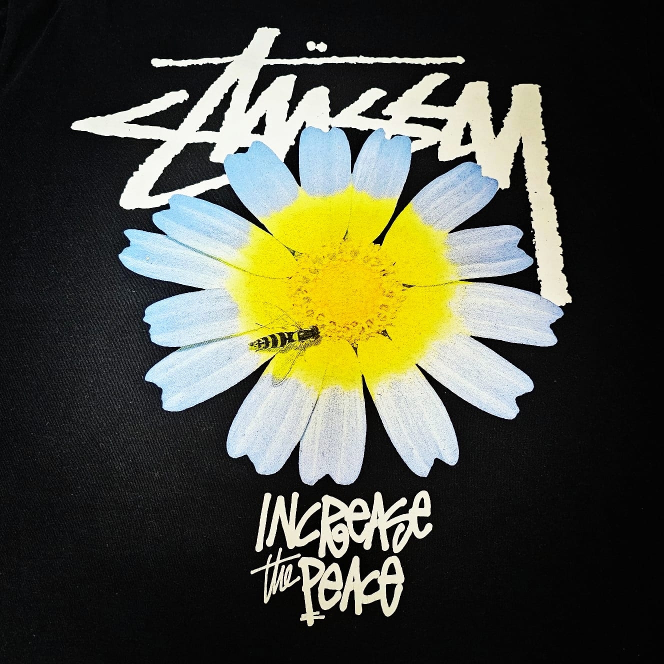 Stussy ITP Flower T-Shirt Black 착용 스타일