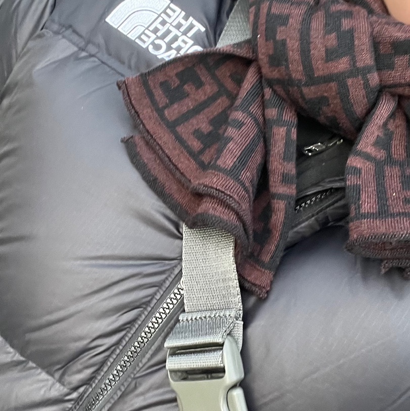 The North Face 1996 Eco Nuptse Jacket Black 착용 스타일