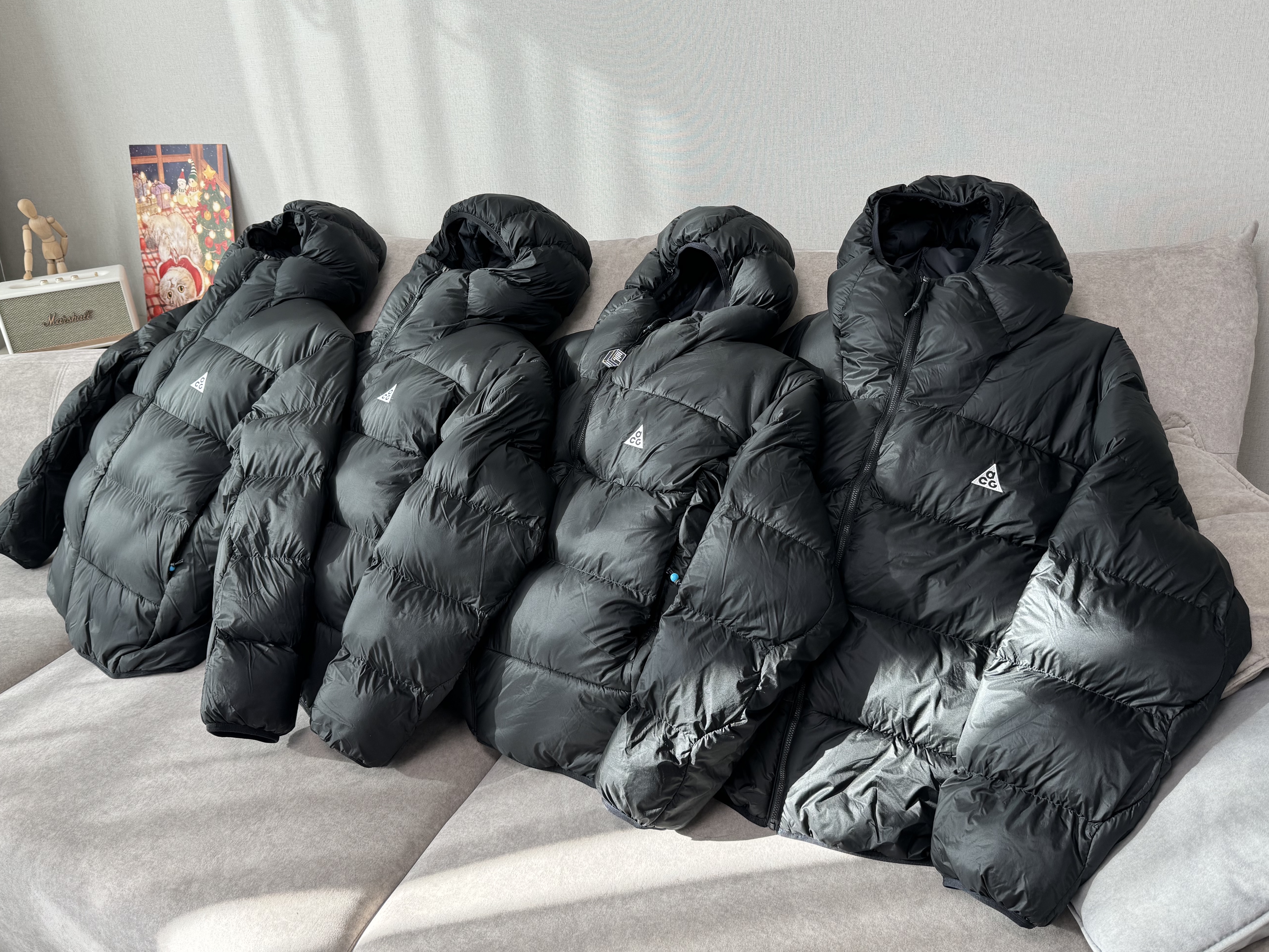 Nike ACG Therma-Fit ADV Lunar Lake Puffer Jacket Black - Asia 착용 스타일