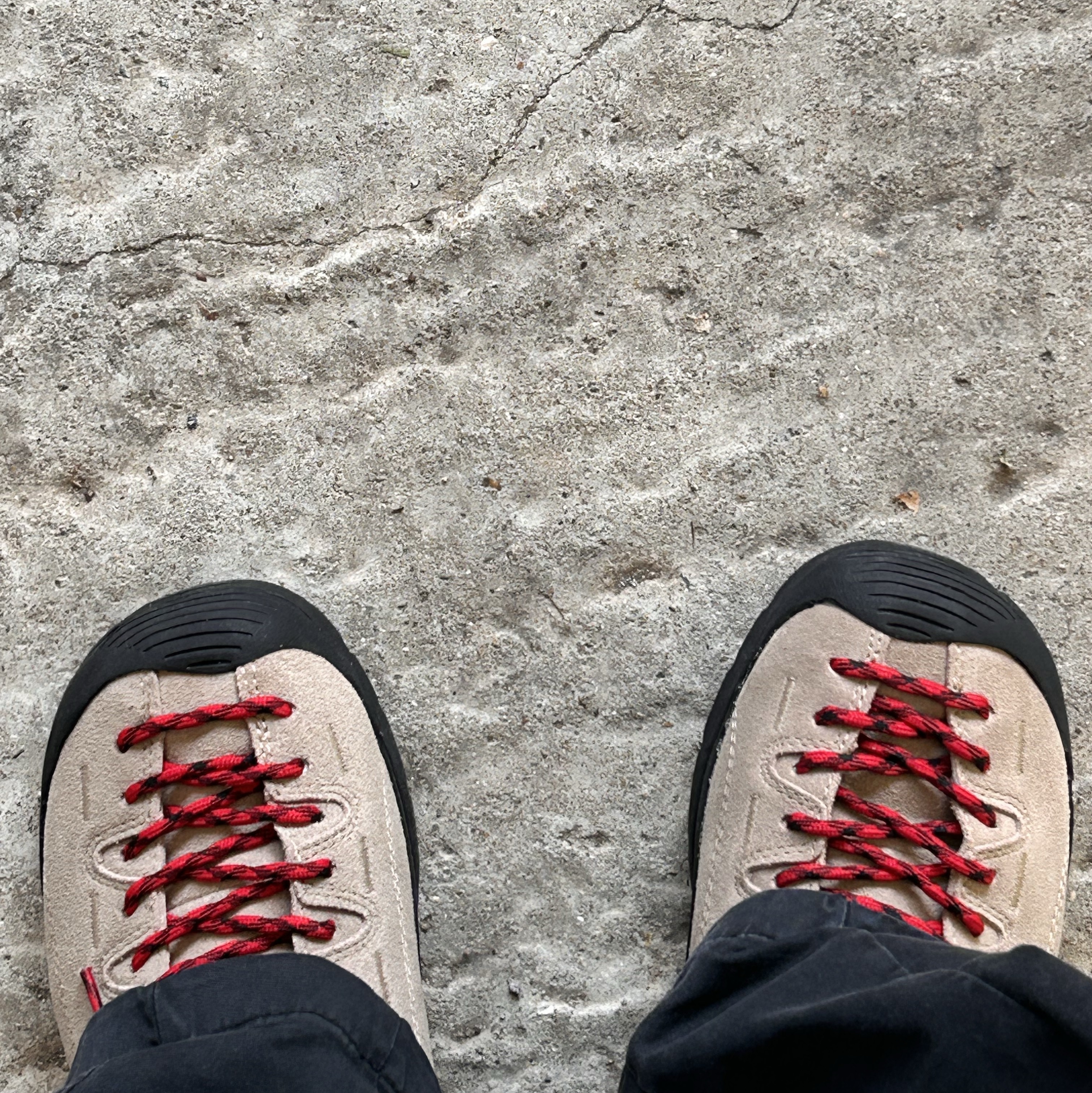 Keen Jasper Suede Sneakers Silver Mink 착용 스타일