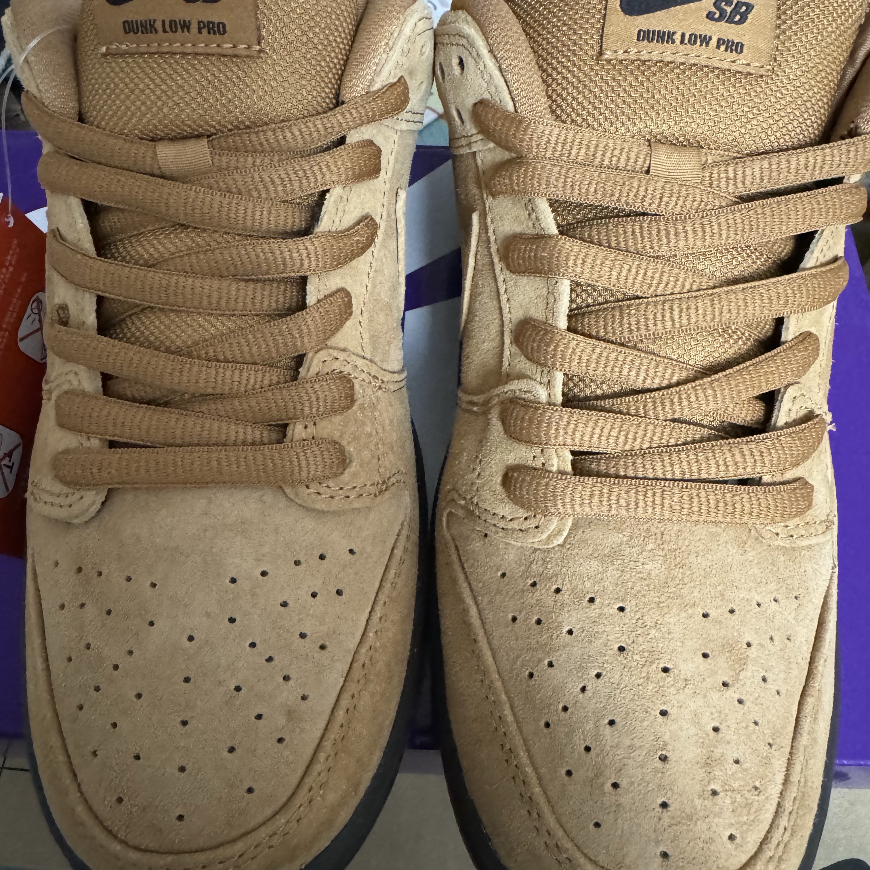 Nike SB Dunk Low Pro Wheat 2023 착용 스타일
