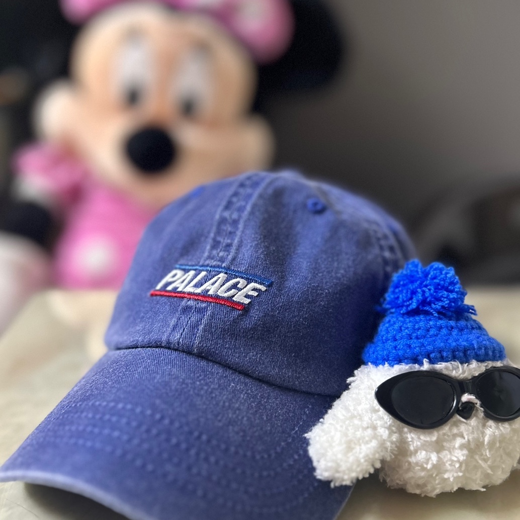 Palace Pigment Basically A 6-Panel Blue - 23SS 착용 스타일 - 2