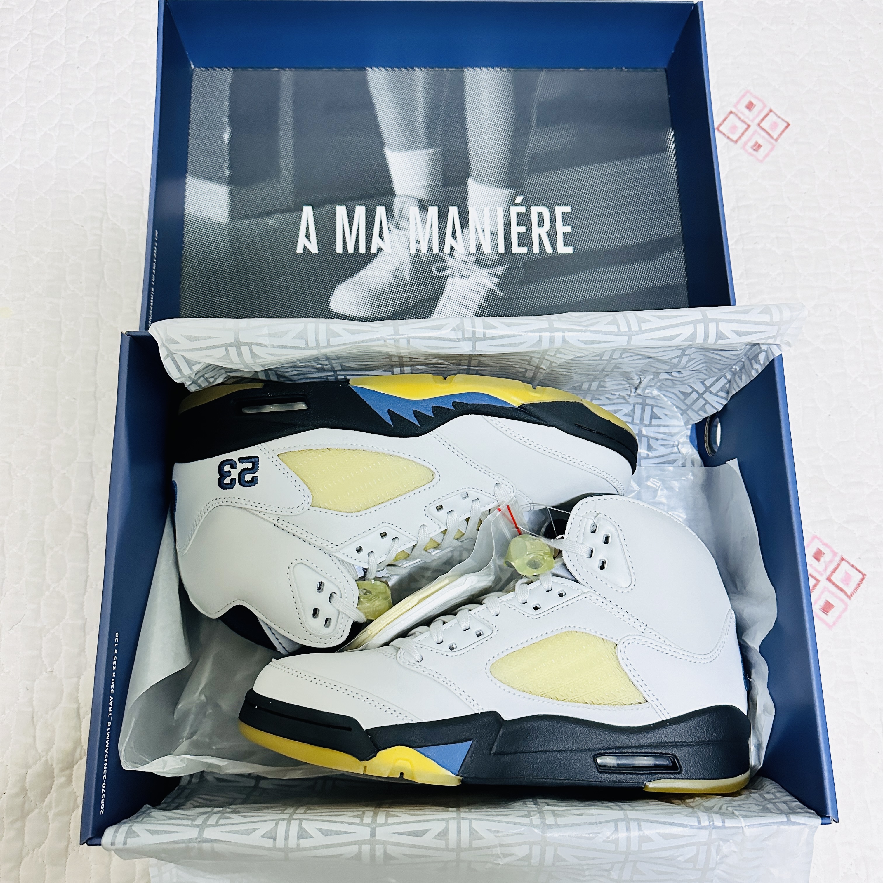 (W) Jordan 5 x A Ma Maniere Retro Dawn 착용 스타일