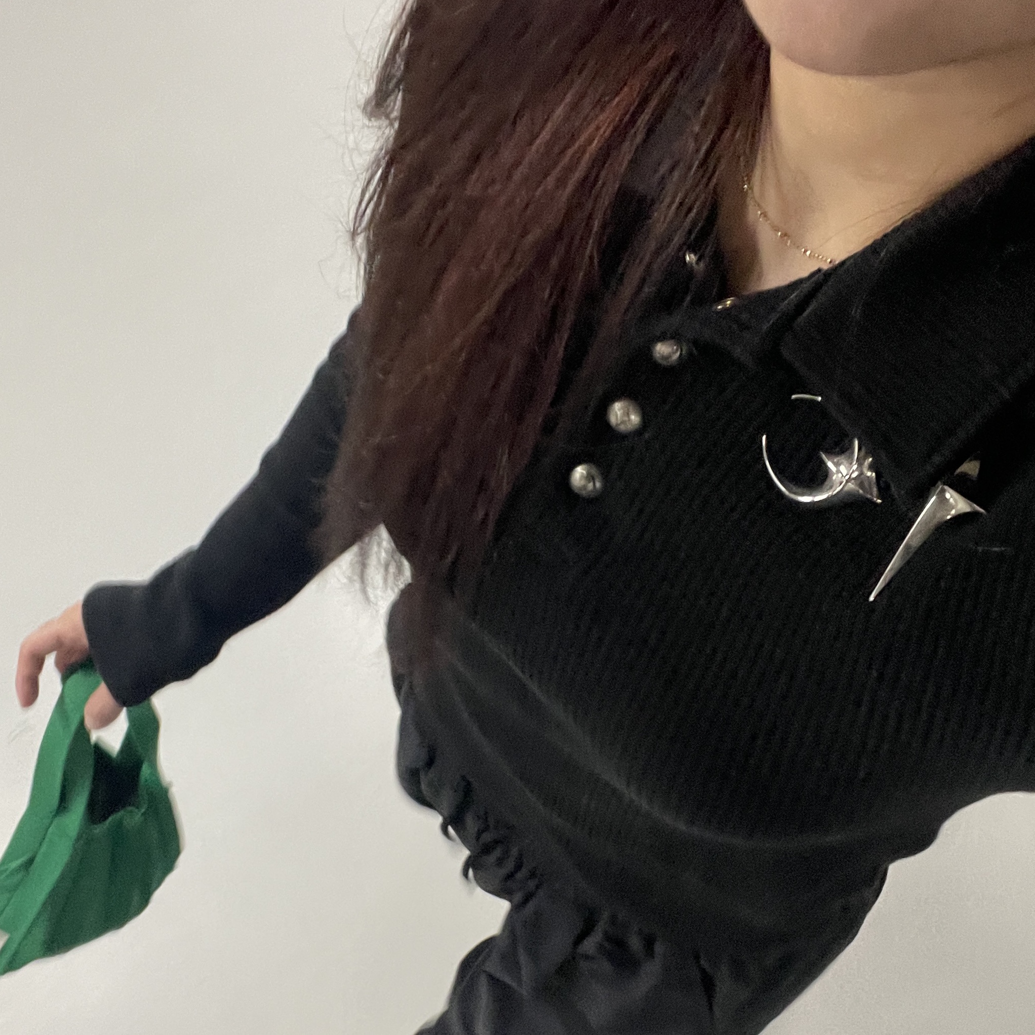 (W) Thug Club TC PK Black 착용 스타일 - 2