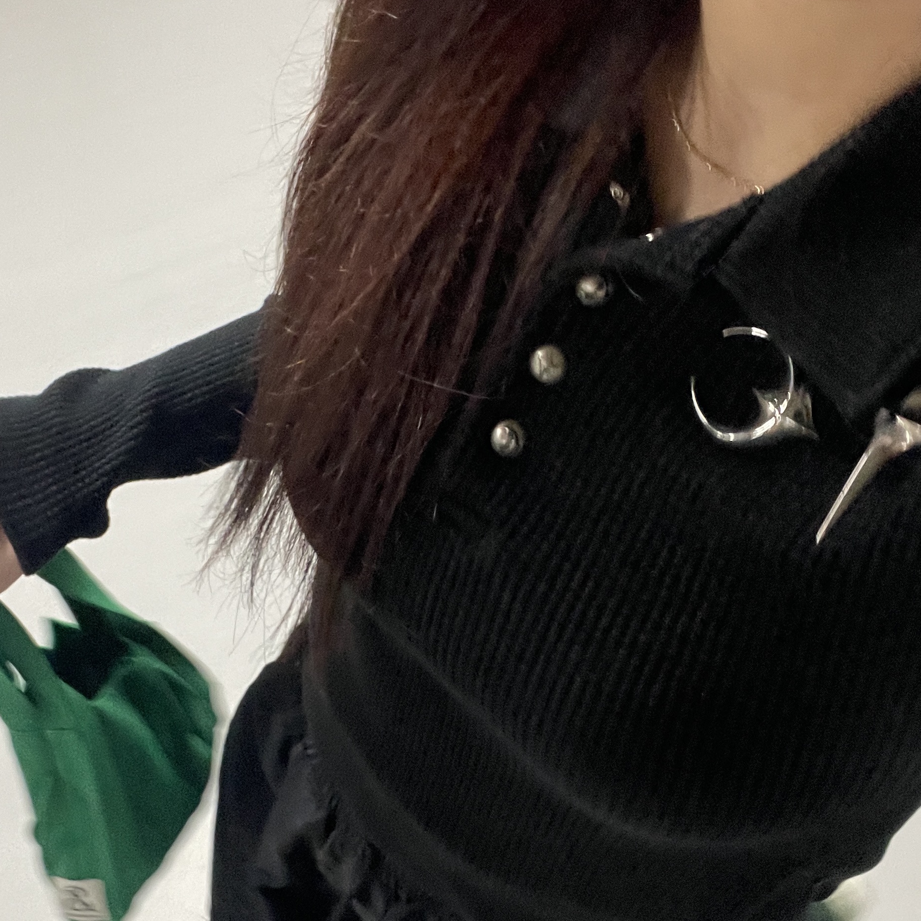 (W) Thug Club TC PK Black 착용 스타일 - 3