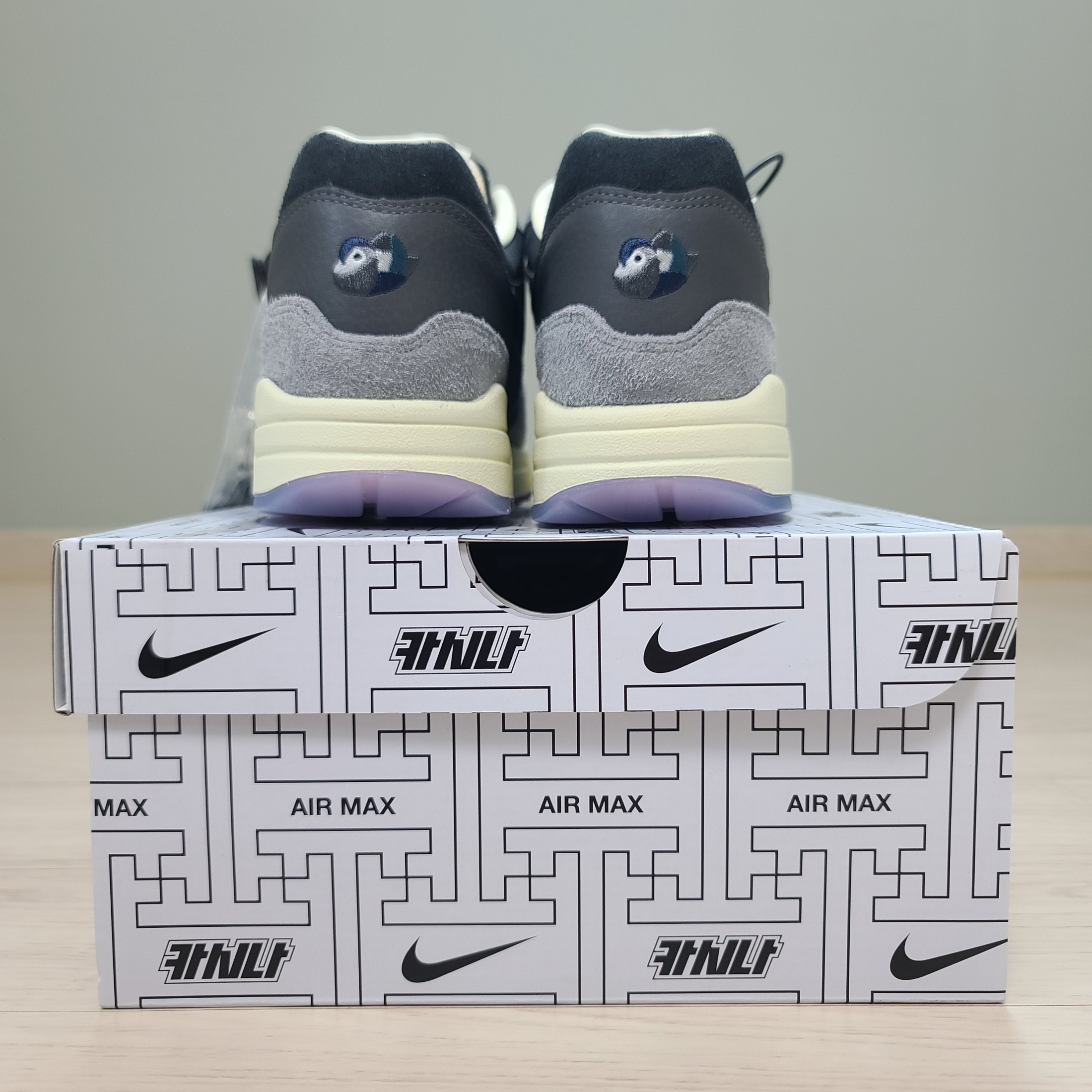 Nike x Kasina Air Max 1 SP Won-Ang Particle Grey 착용 스타일 - 3