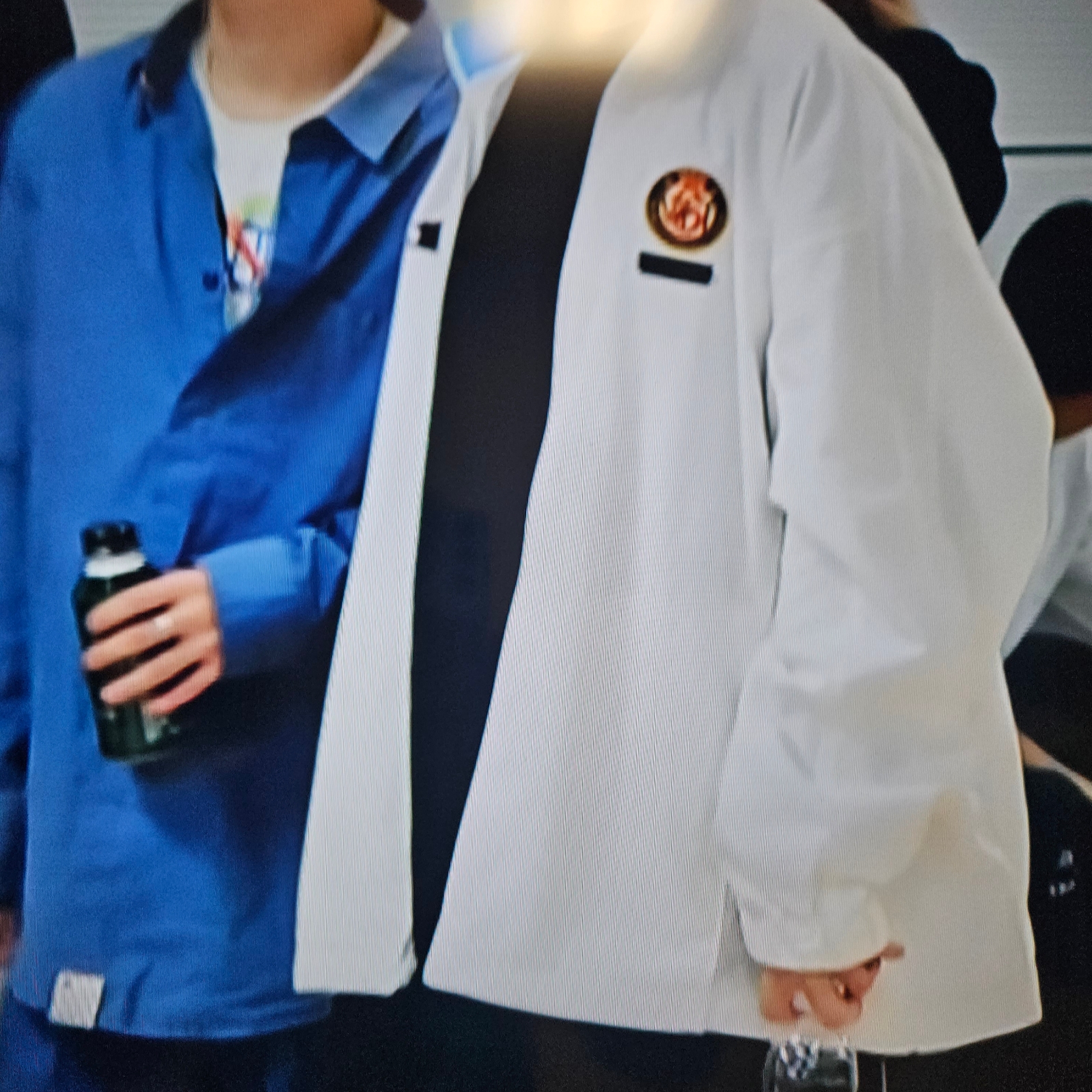 Supreme x Umbro Cotton Ripstop Track Jacket White - 23FW 착용 스타일