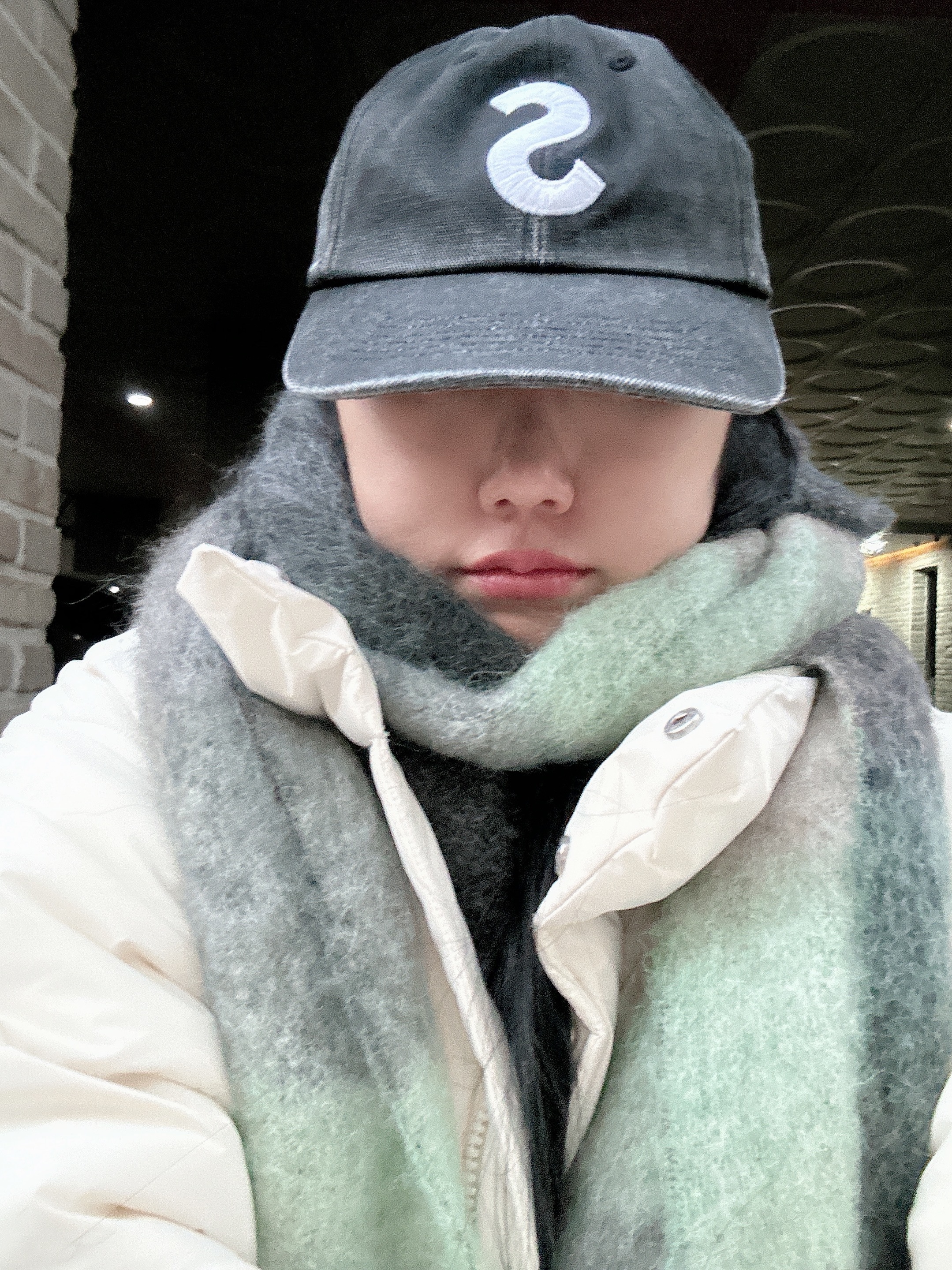 Supreme Pigment Canvas S Logo 6-Panel Black - 23SS, Acne Studios Mohair Check Muffler Grey Green Black 착용 스타일