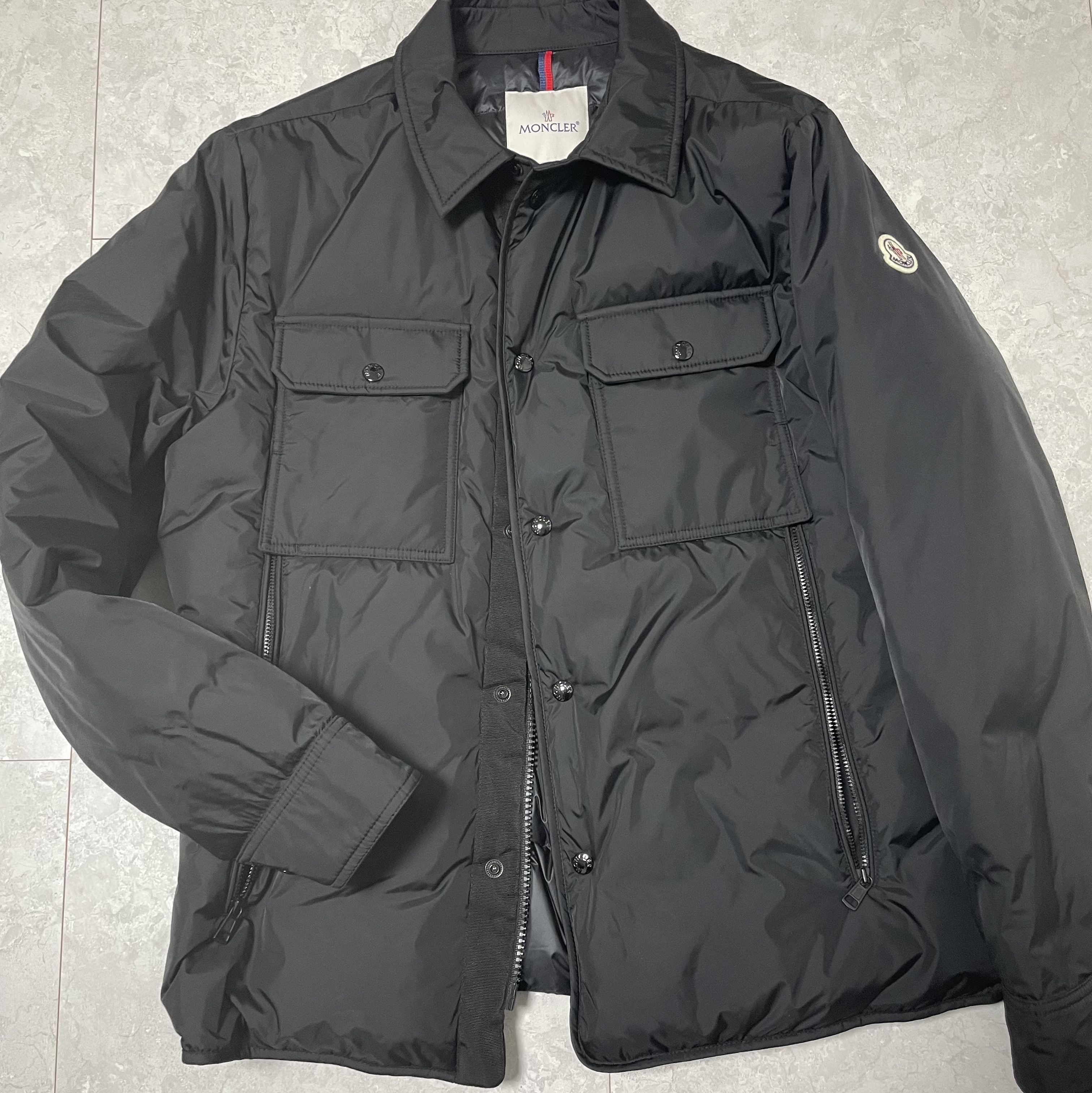 Moncler Gagee Down Shacket Black - 22FW 착용 스타일