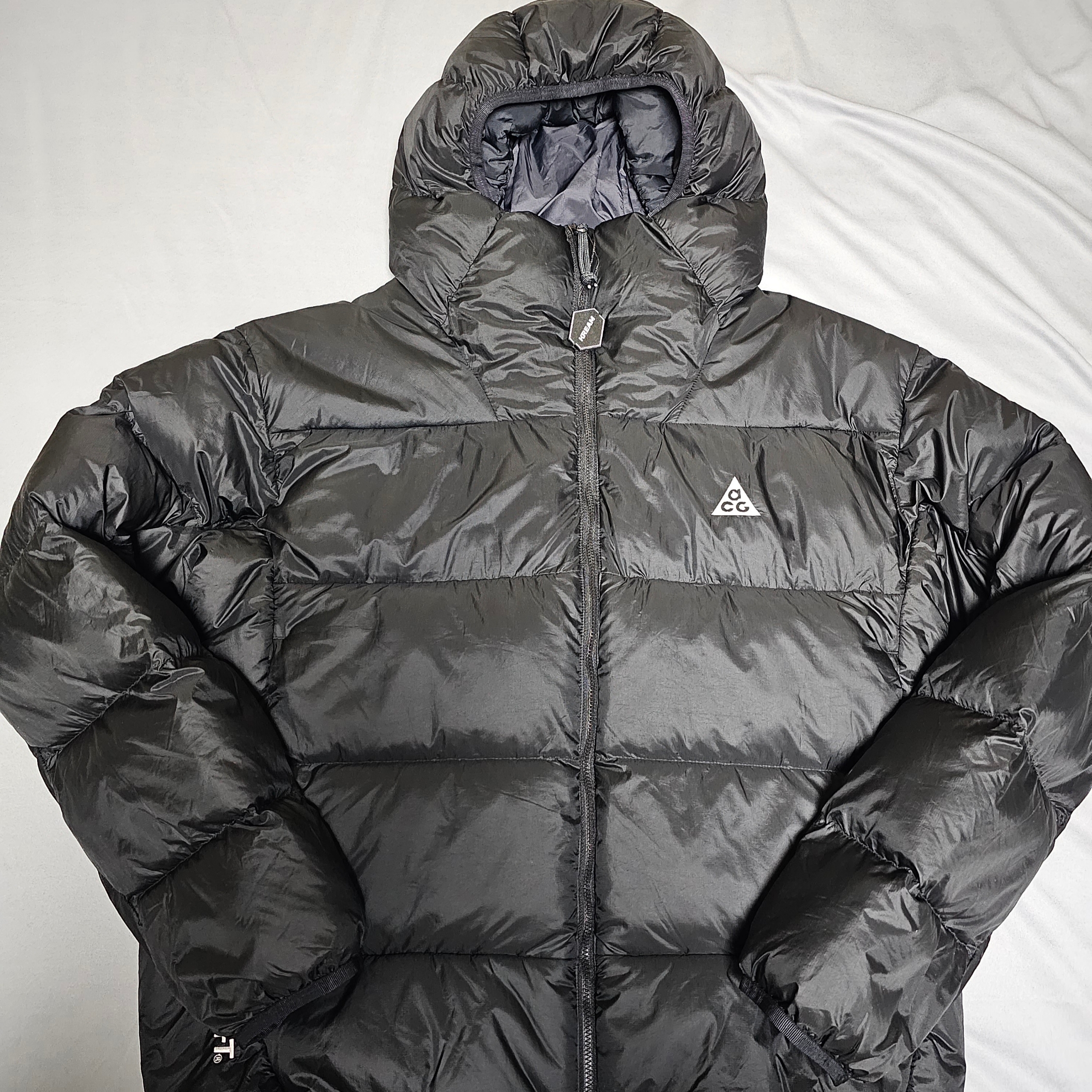 Nike ACG Therma-Fit ADV Lunar Lake Puffer Jacket Black - Asia 착용 스타일