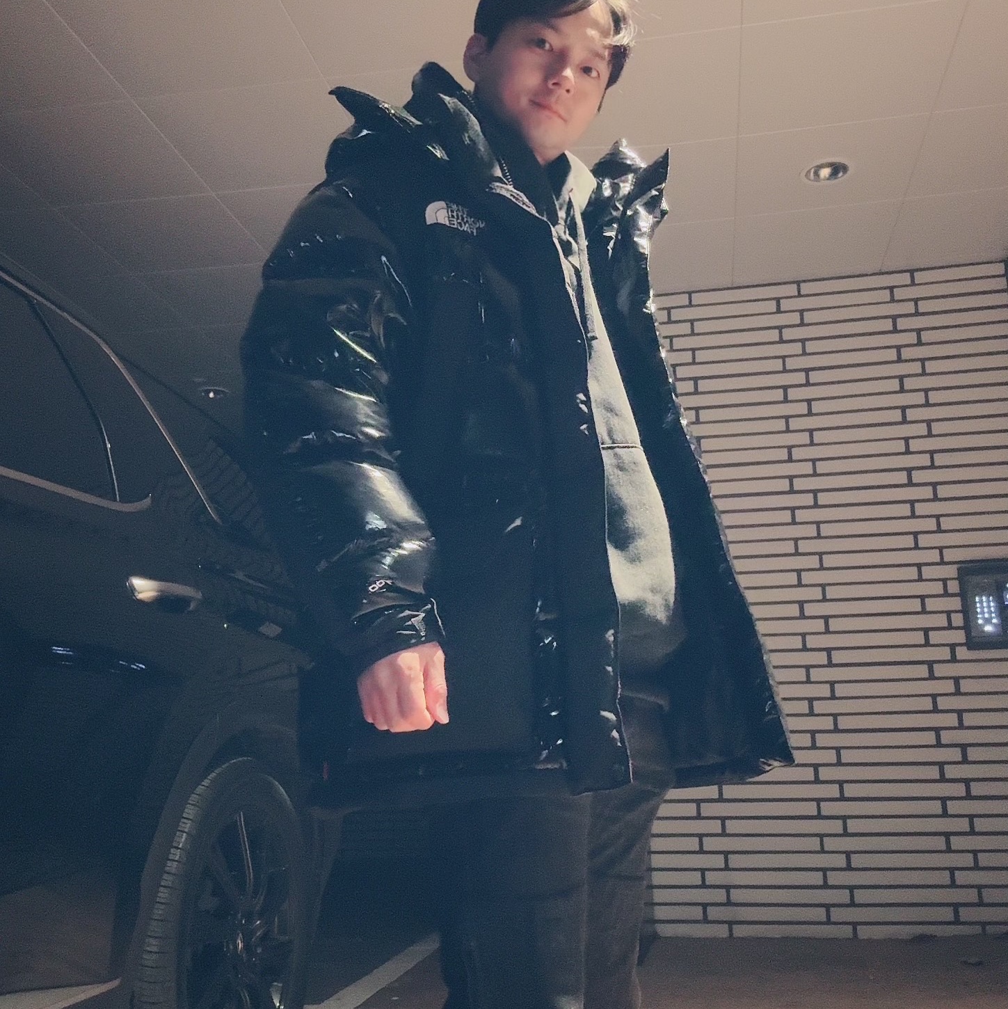 Supreme x The North Face 700-Fill Down Parka Black - 22FW 착용 스타일 - 1