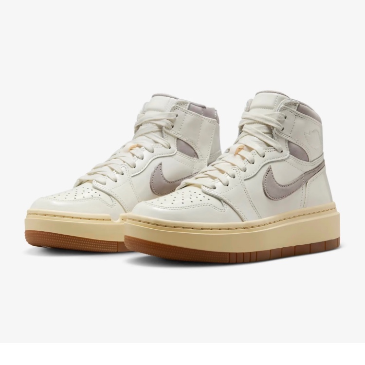 (W) Jordan 1 Elevate High SE Sail Pale Vanilla 착용 스타일 - 9