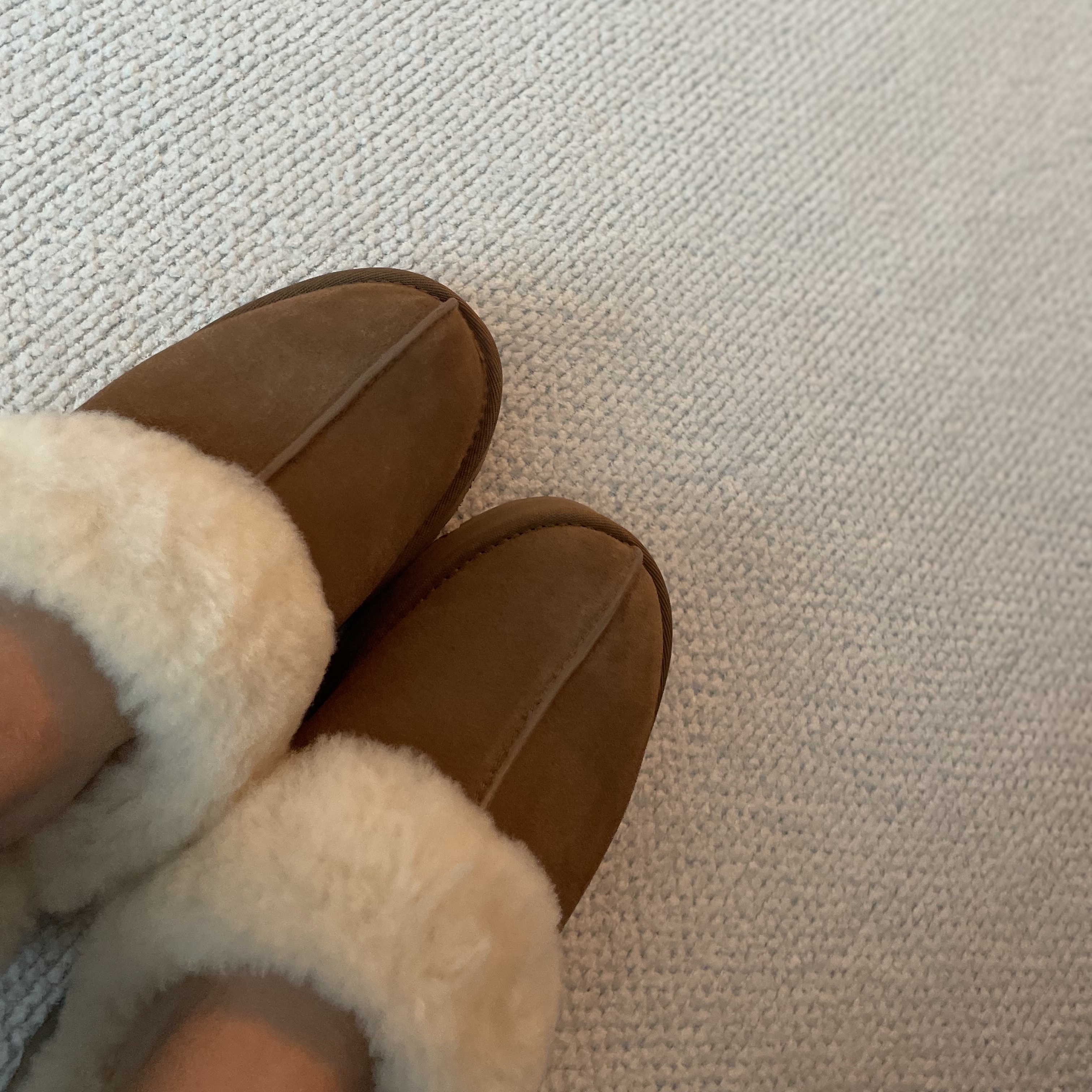 (W) UGG Disquette Slipper Chestnut 착용 스타일
