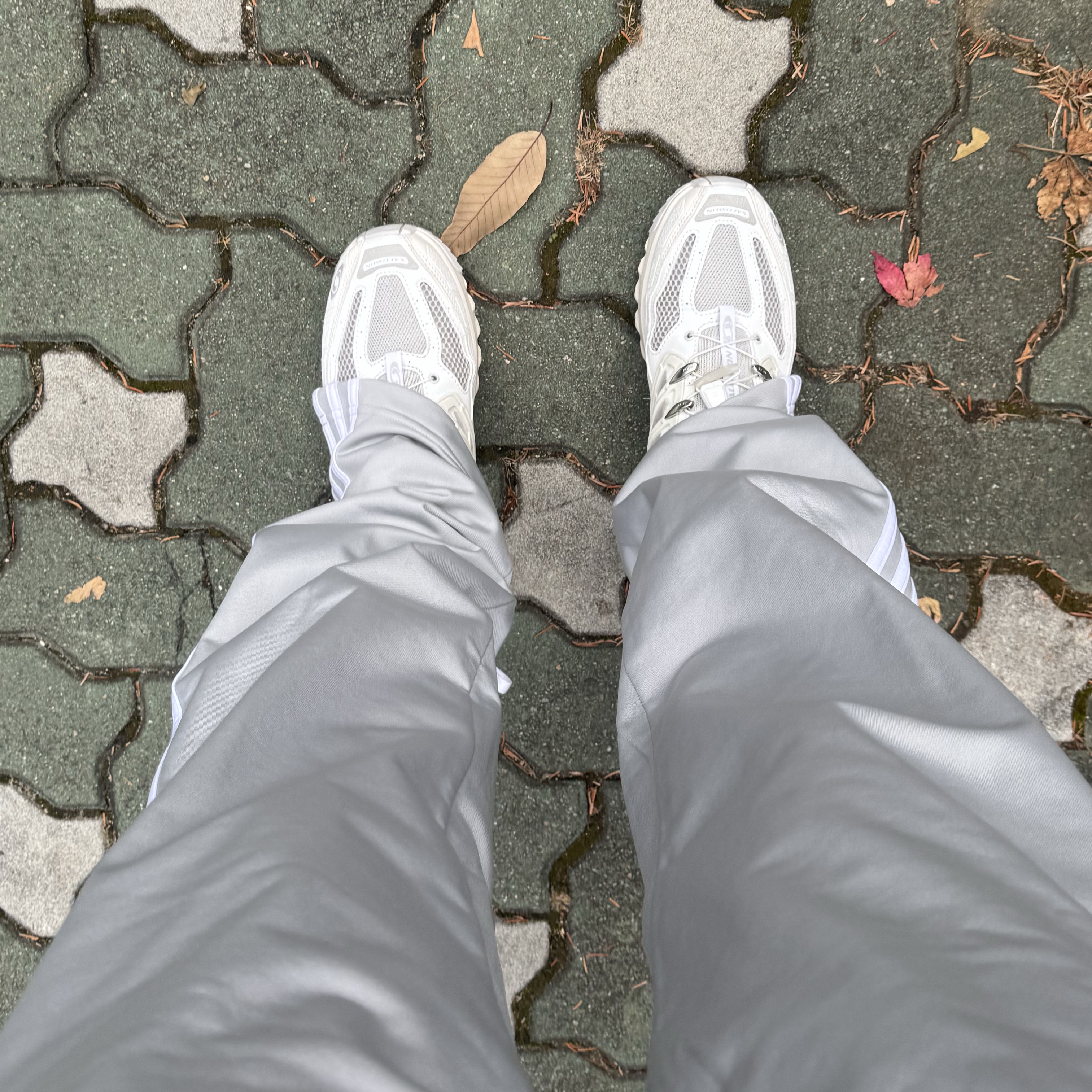 Salomon ACS Pro White Vanilla Ice 착용 스타일
