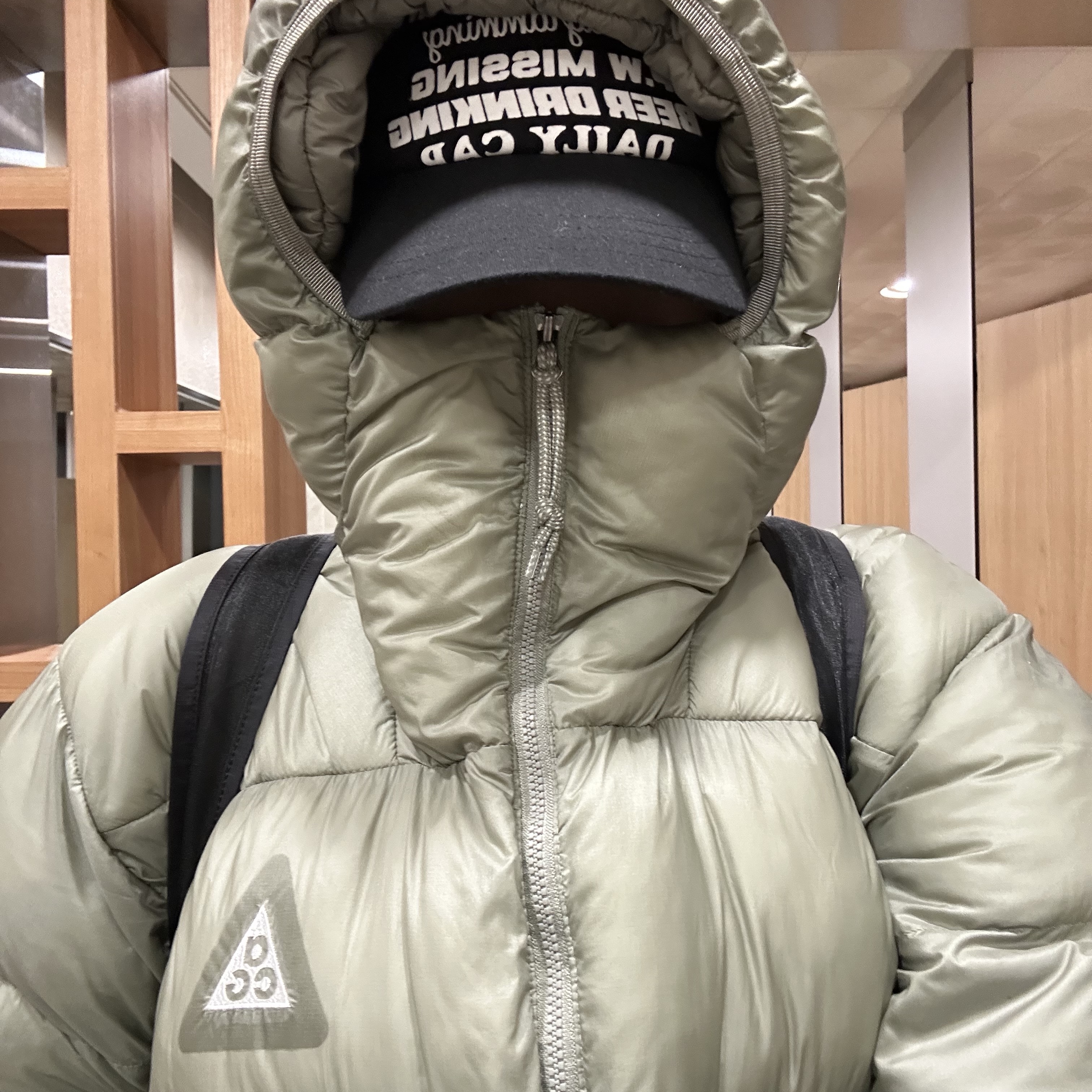 Nike ACG Therma-Fit ADV Lunar Lake Puffer Jacket Light Army - Asia 착용 스타일 - 3
