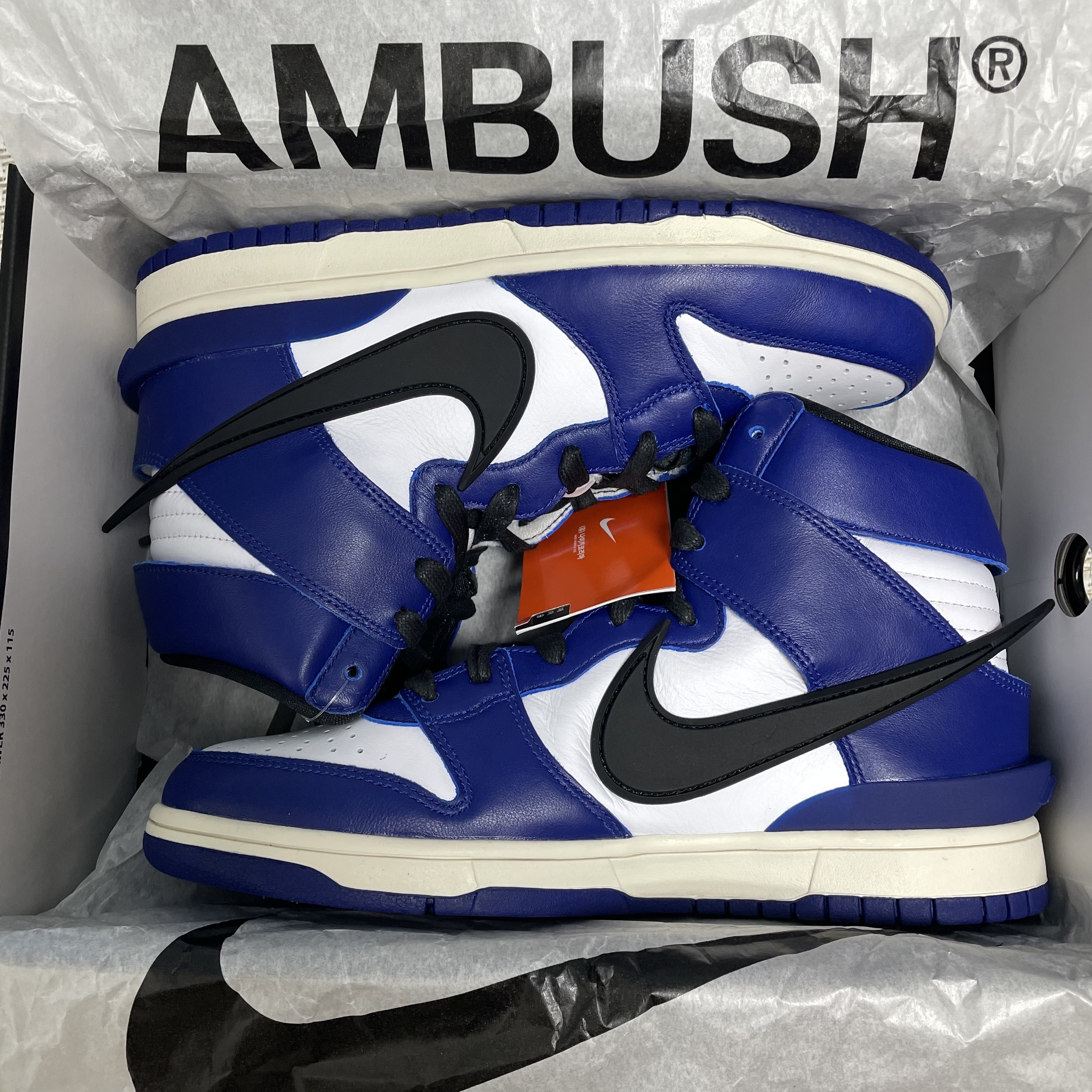 Nike x Ambush Dunk High Deep Royal Blue 착용 스타일