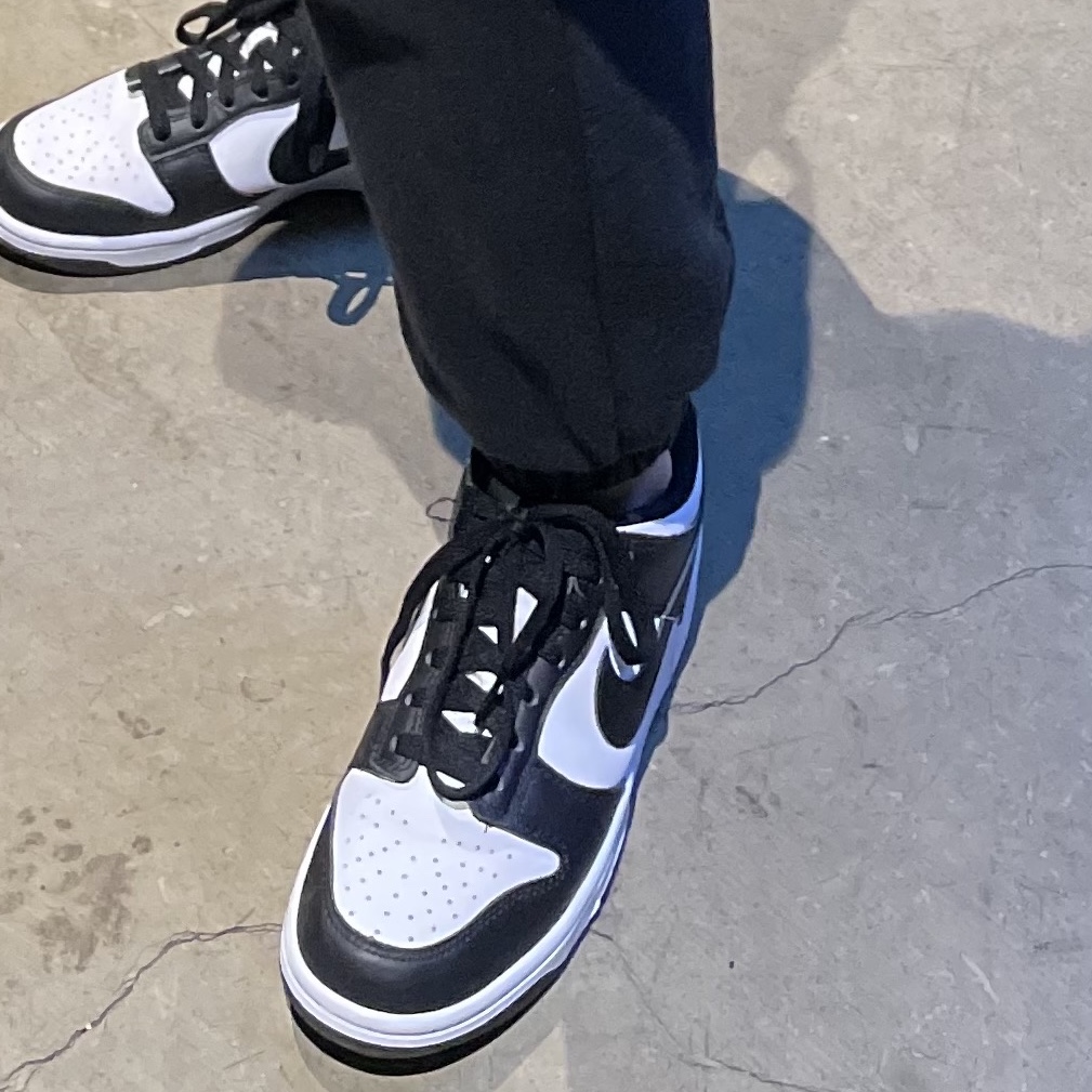(GS) Nike Dunk Low Black 착용 스타일