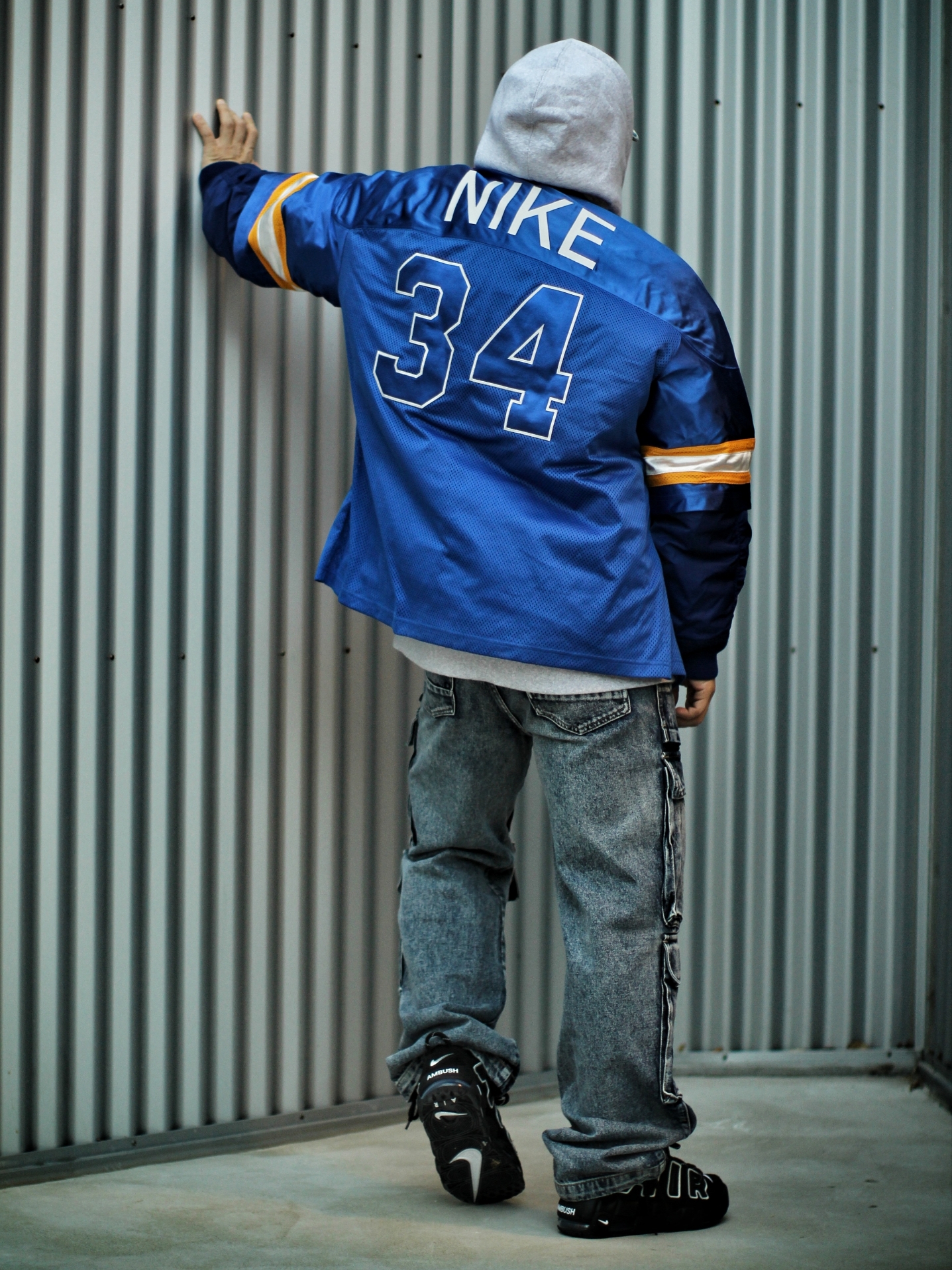 Nike x Ambush Jacket Deep Royal Blue - Asia, Nike x Ambush Jacket Deep Royal Blue - US/EU 착용 스타일 - 2