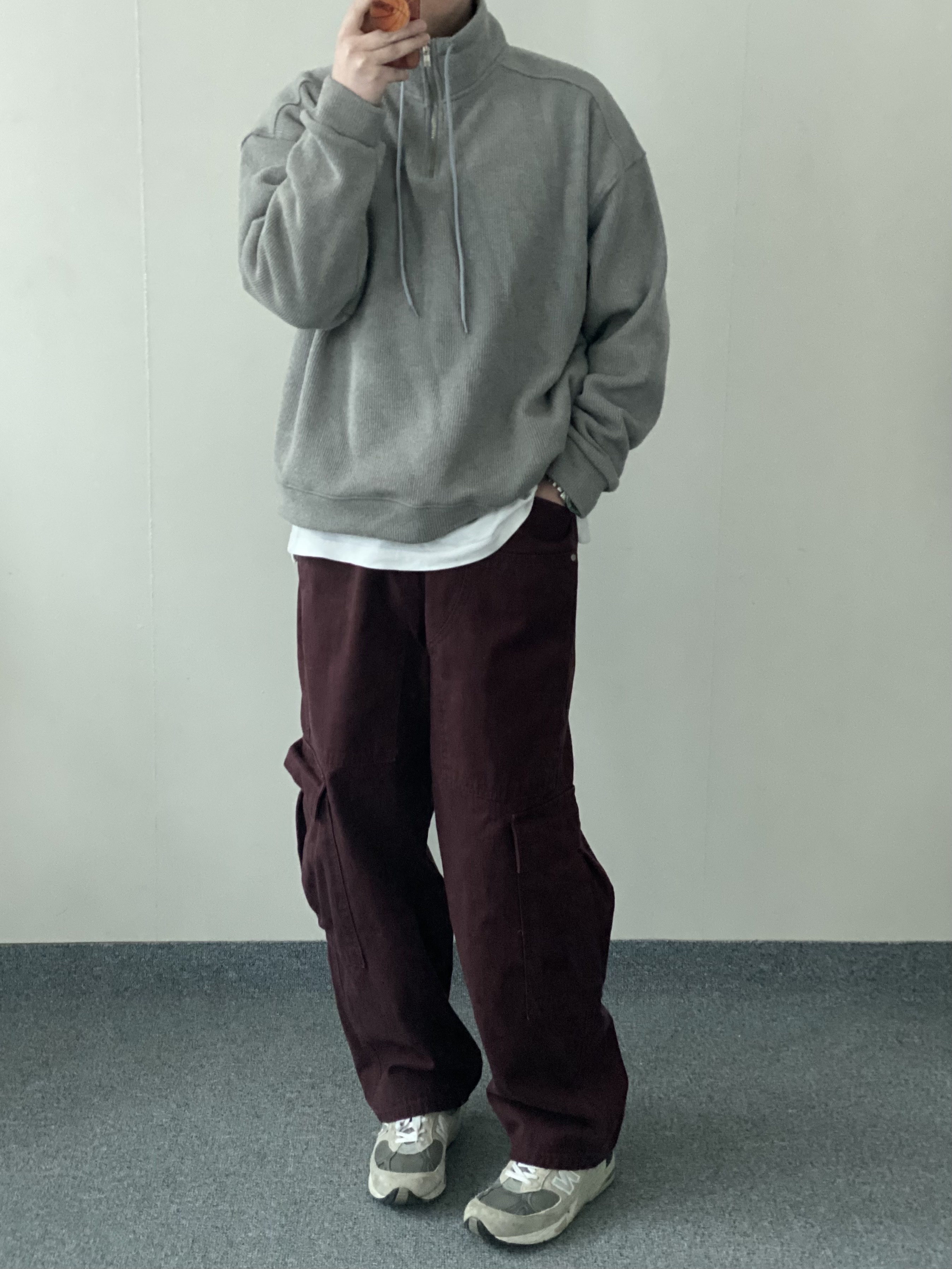 New Balance 991 Made in UK Grey 착용 스타일