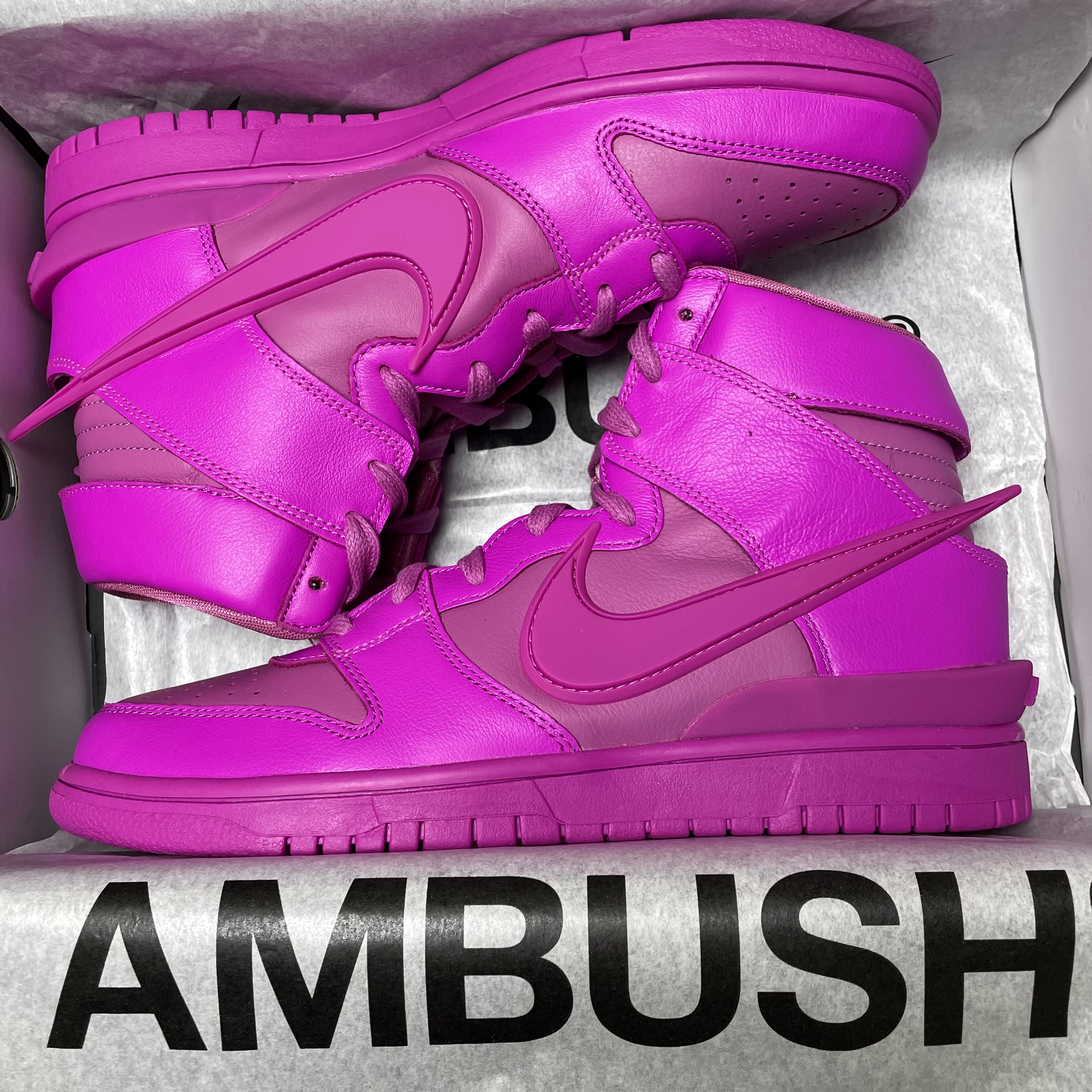 Nike x Ambush Dunk High Cosmic Fuchsia 착용 스타일