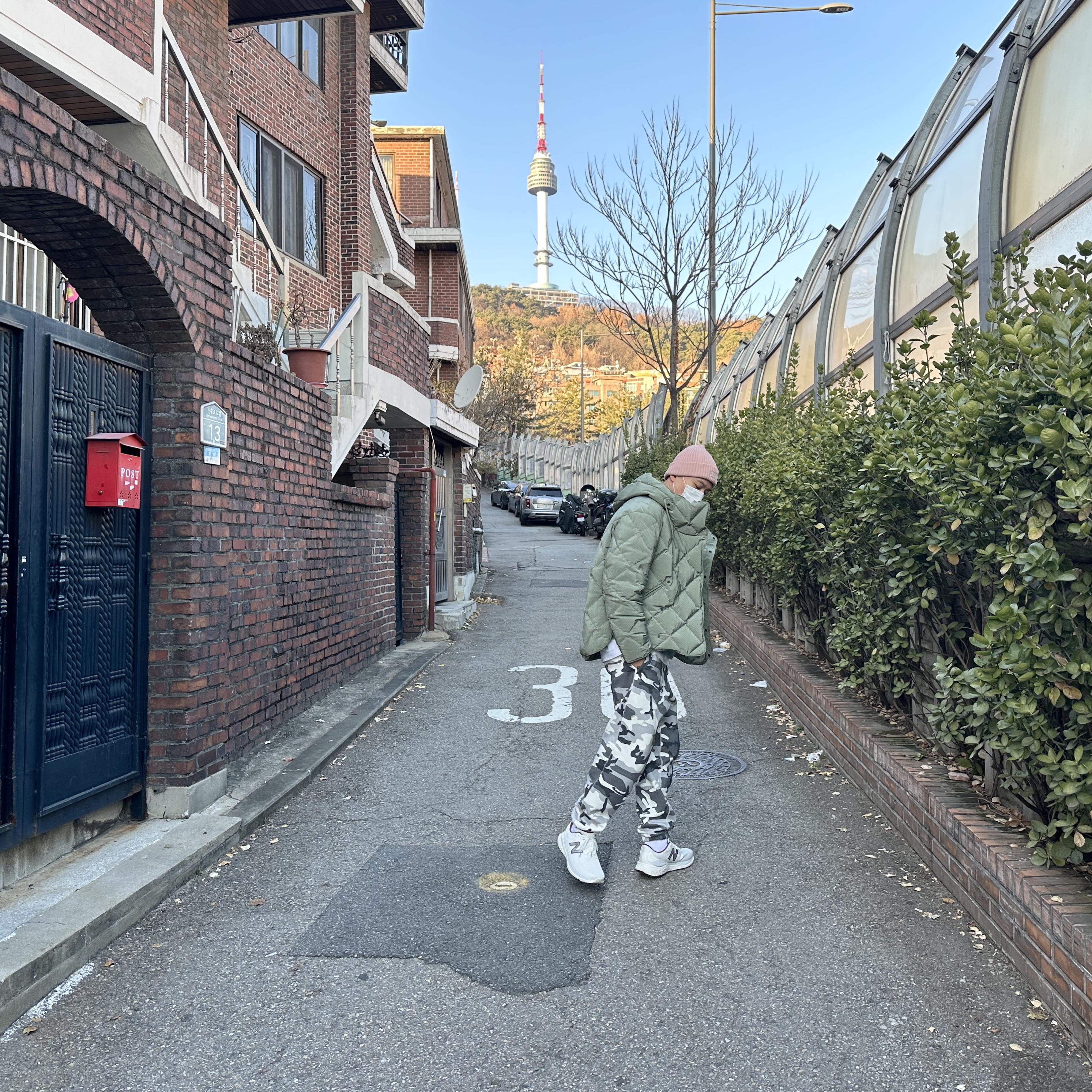 Nike NRG Solo Swoosh Fleece Pants Sail White Camo - US/EU 착용 스타일 - 3