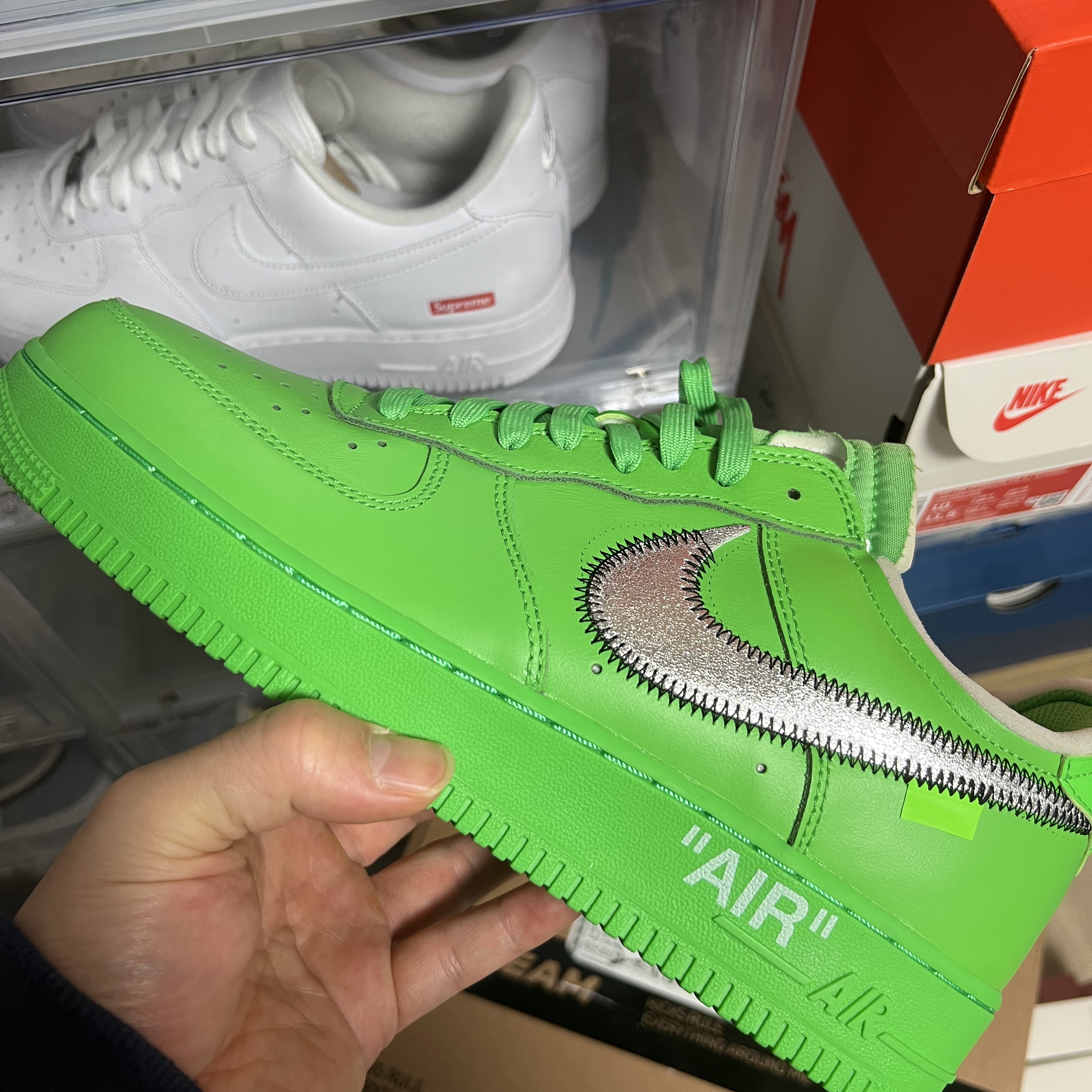 Nike x Off-White Air Force 1 Low Brooklyn 착용 스타일