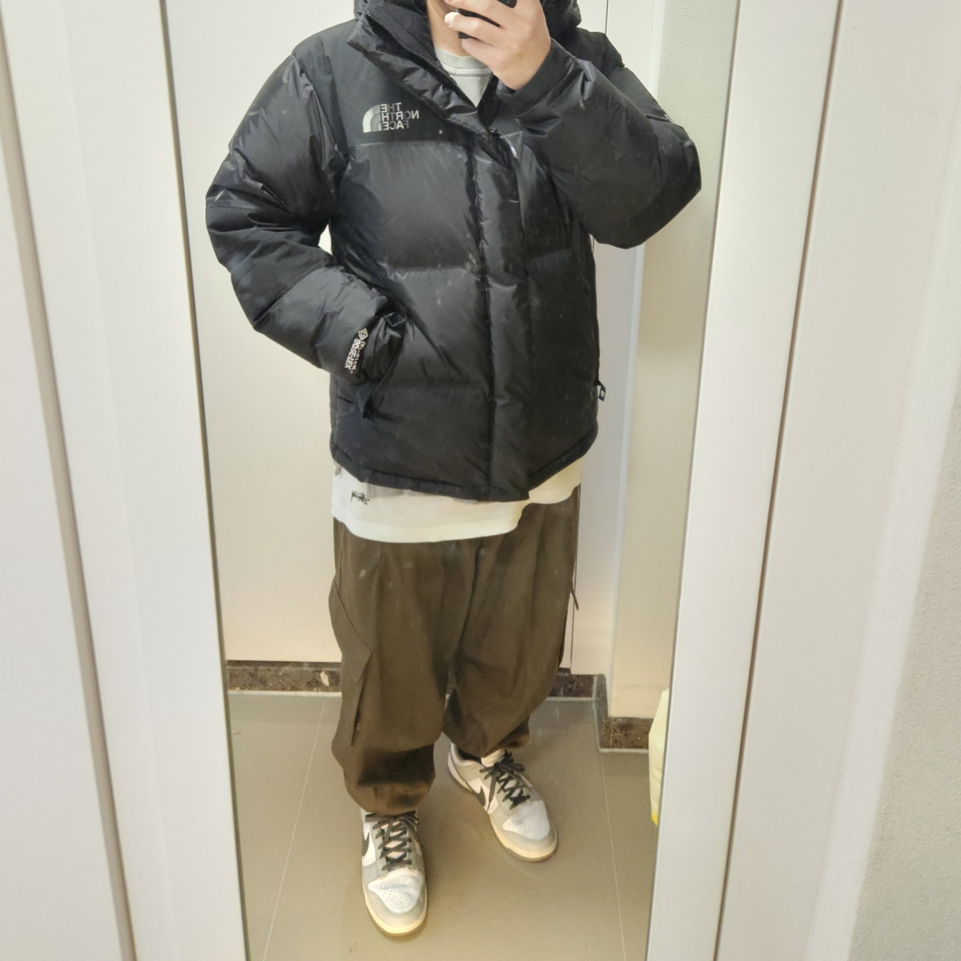 (W) Nike Dunk Low Light Smoke Grey 착용 스타일