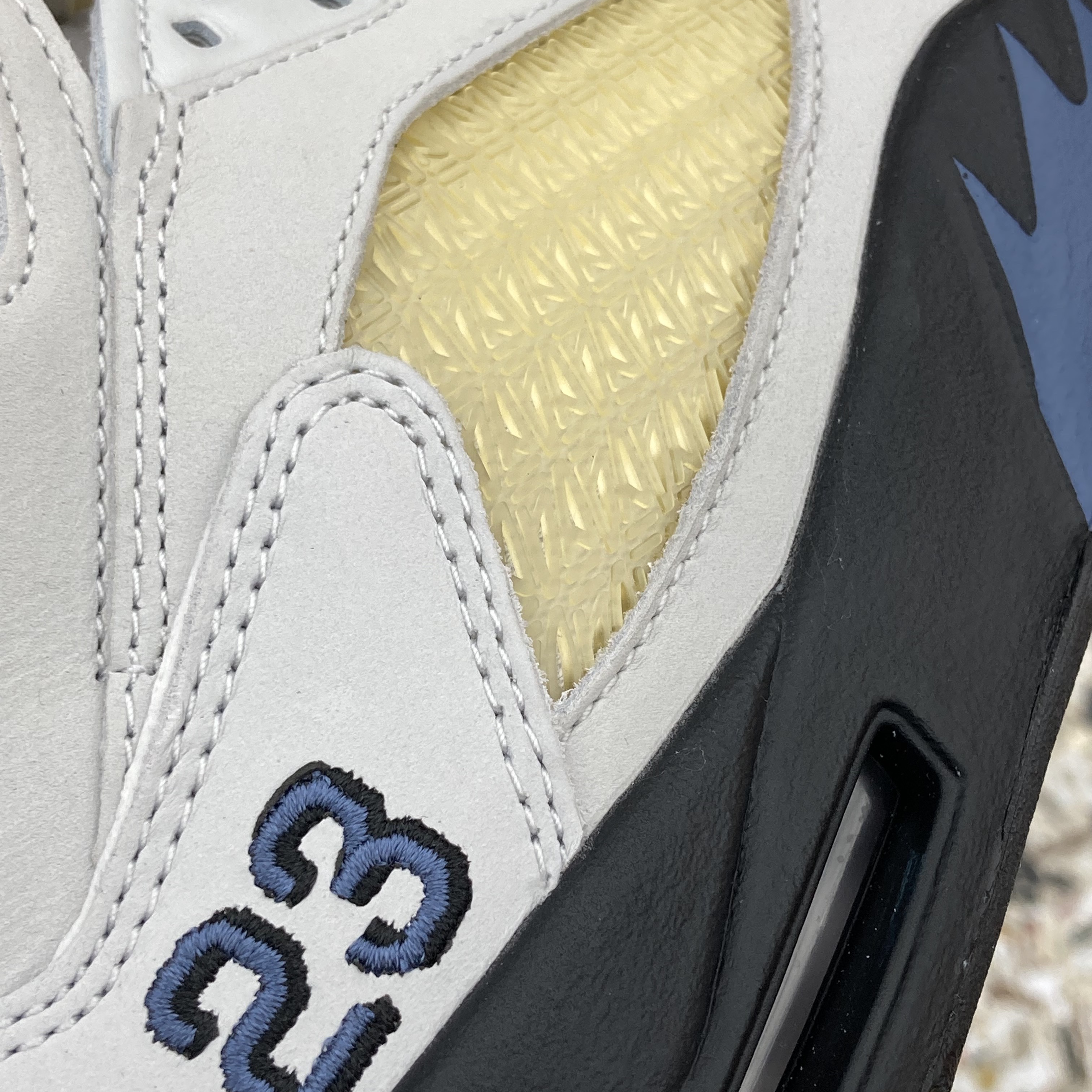 (W) Jordan 5 x A Ma Maniere Retro Dawn 착용 스타일 - 4