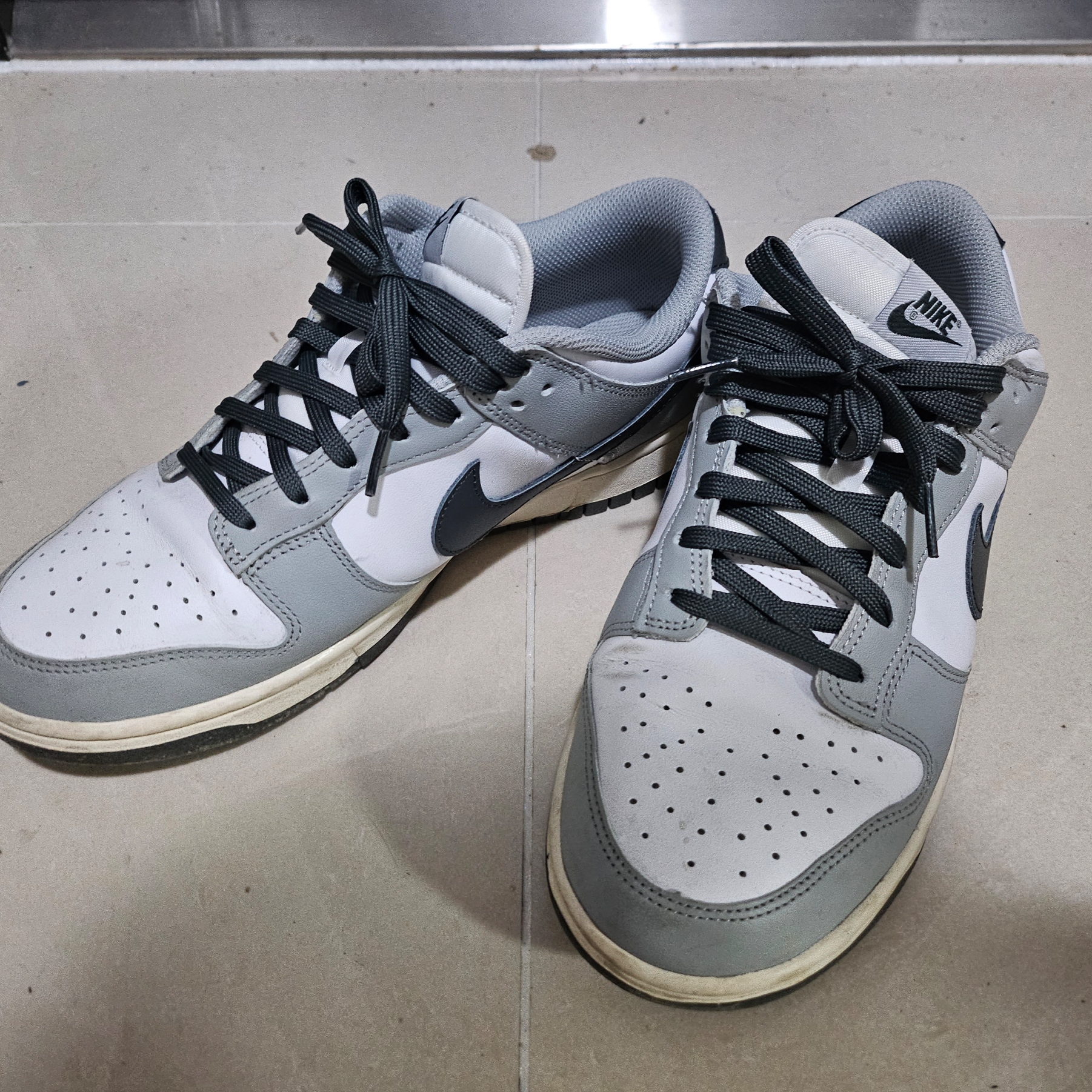 (W) Nike Dunk Low Light Smoke Grey 착용 스타일