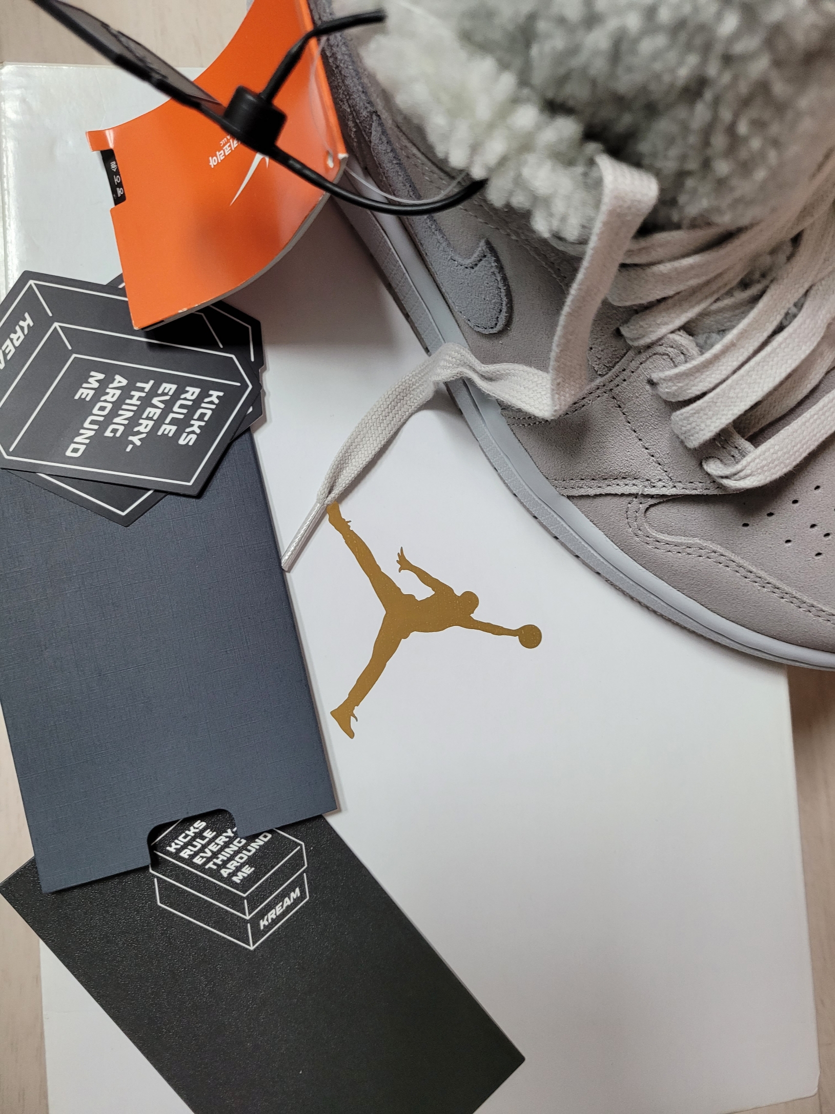 (W) Jordan 1 Low SE Sherpa Fleece 착용 스타일