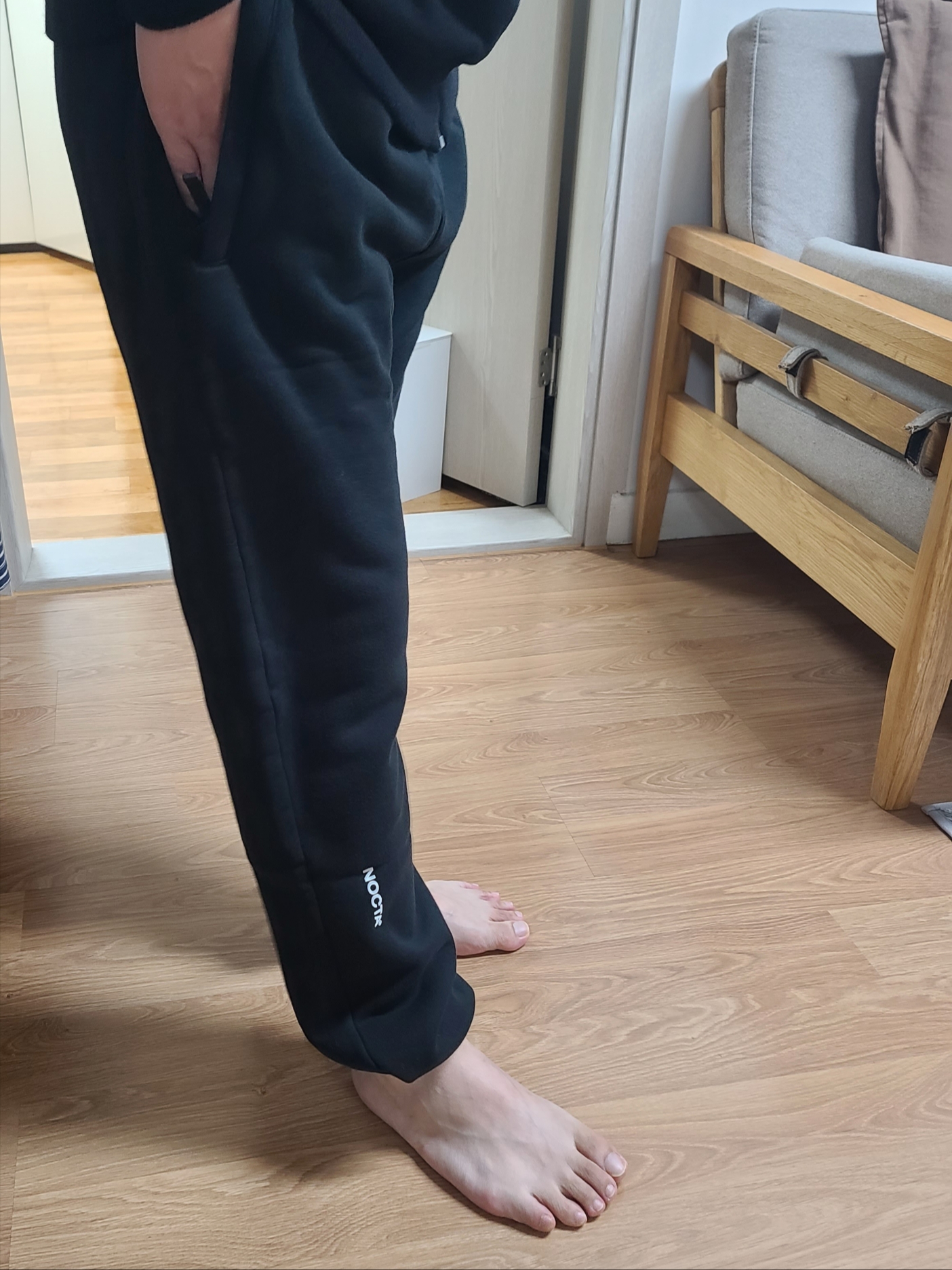Nike x Drake Nocta NRG Essential Fleece Pants Black - US/EU 착용 스타일 - 2