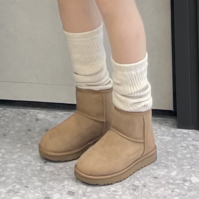 (W) UGG Classic Mini II Boots Chestnut 착용 스타일