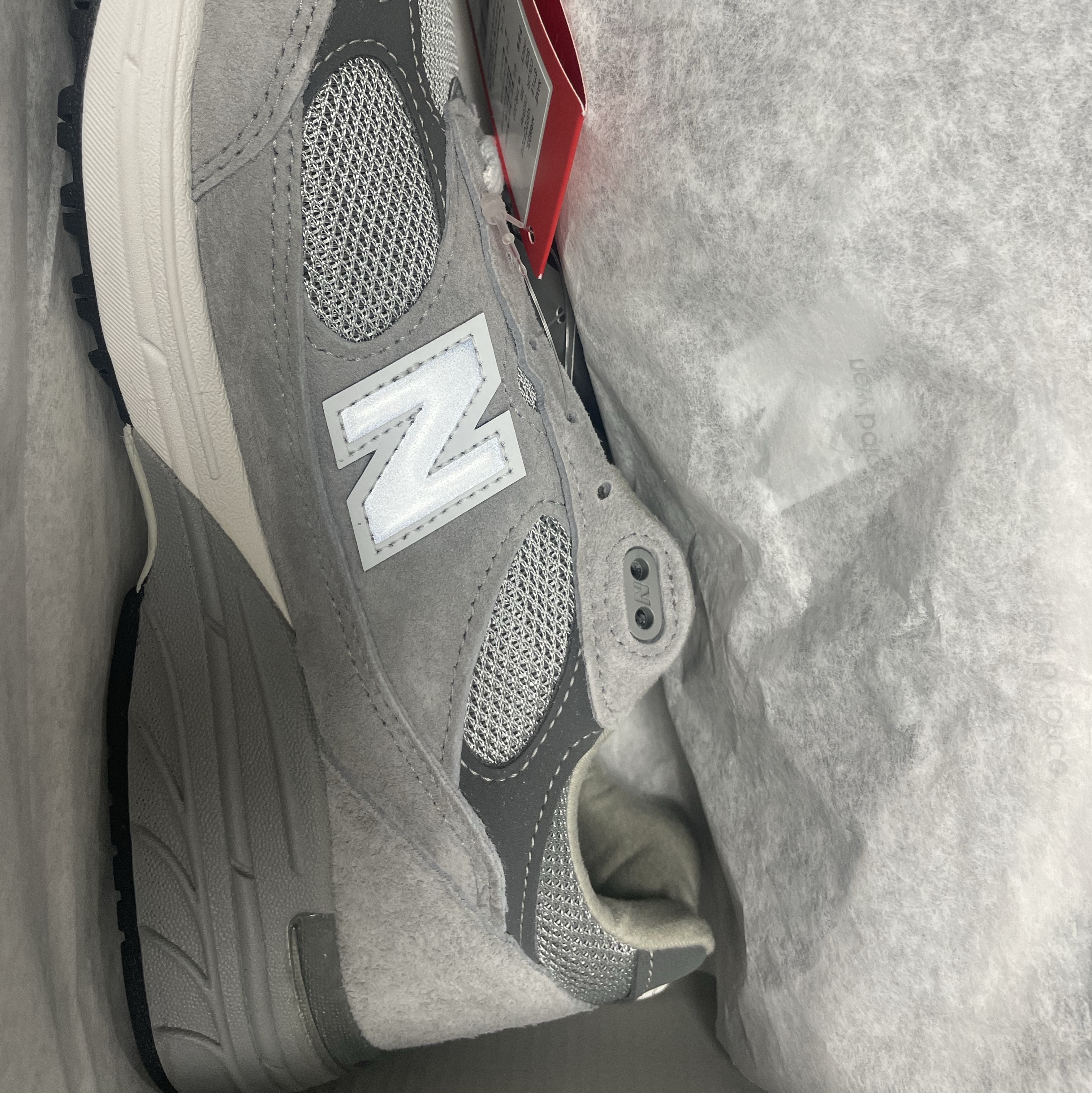 New Balance 993 Made in USA Grey - D Standard 착용 스타일
