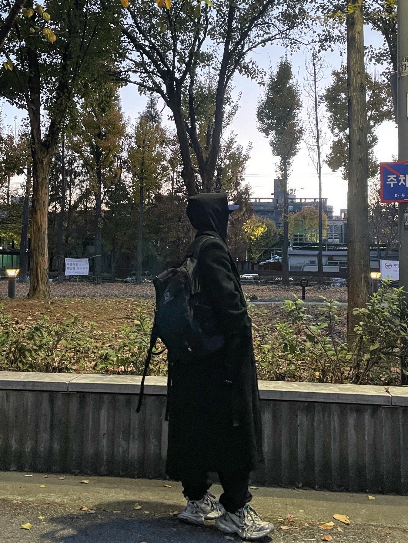 Balenciaga 3XL Sneakers Beige, Zara x Ader Error Oversized Wool Coat Black 착용 스타일 - 3