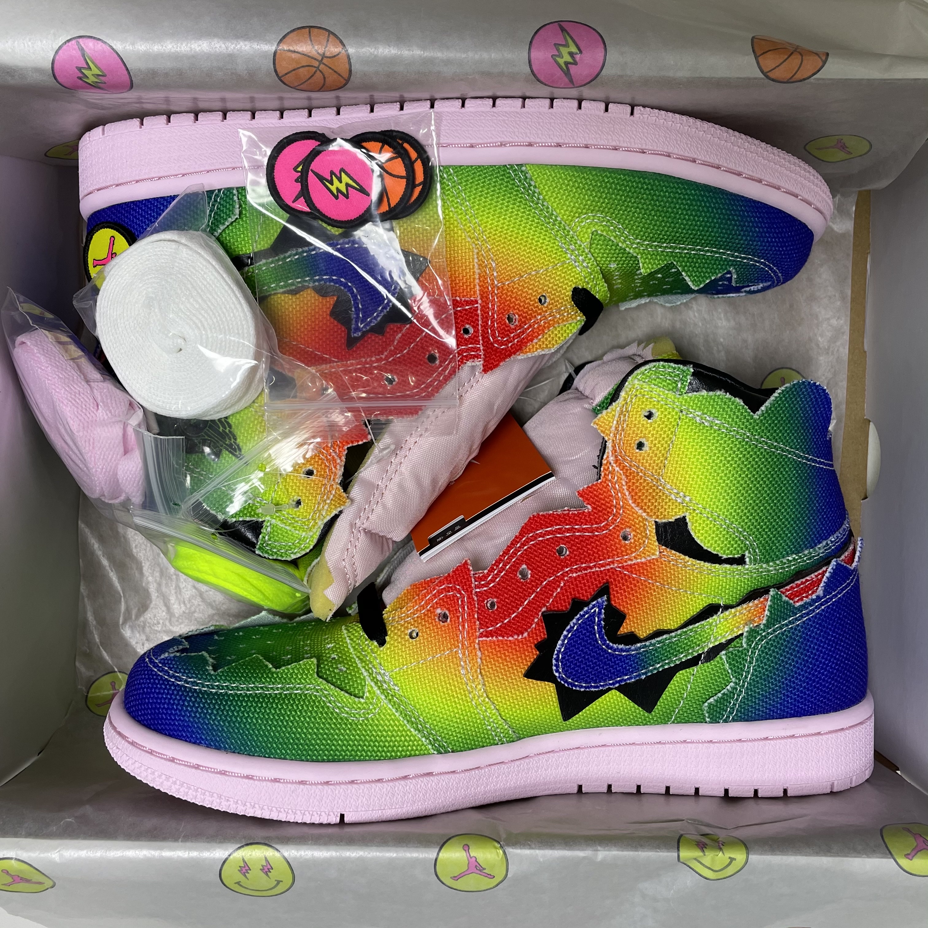 Jordan 1 x J Balvin Retro High OG 착용 스타일