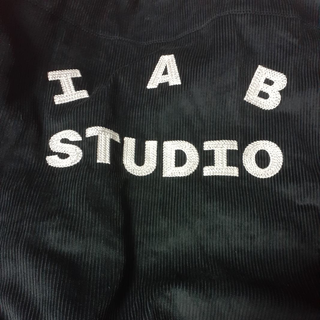 IAB Studio Corduroy Jacket Midnight Blue 착용 스타일 - 2