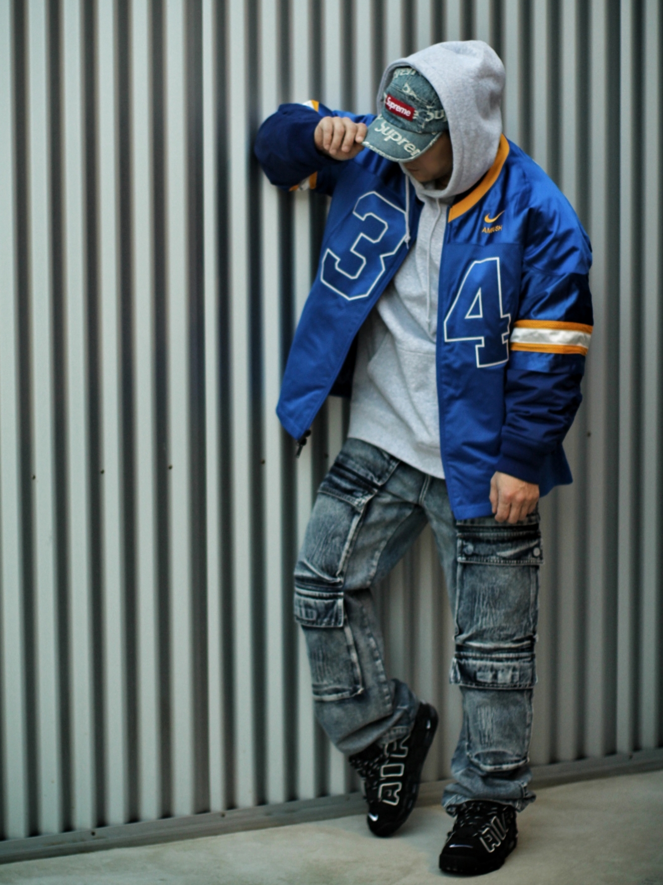 Nike x Ambush Jacket Deep Royal Blue - Asia, Nike x Ambush Jacket Deep Royal Blue - US/EU 착용 스타일 - 3