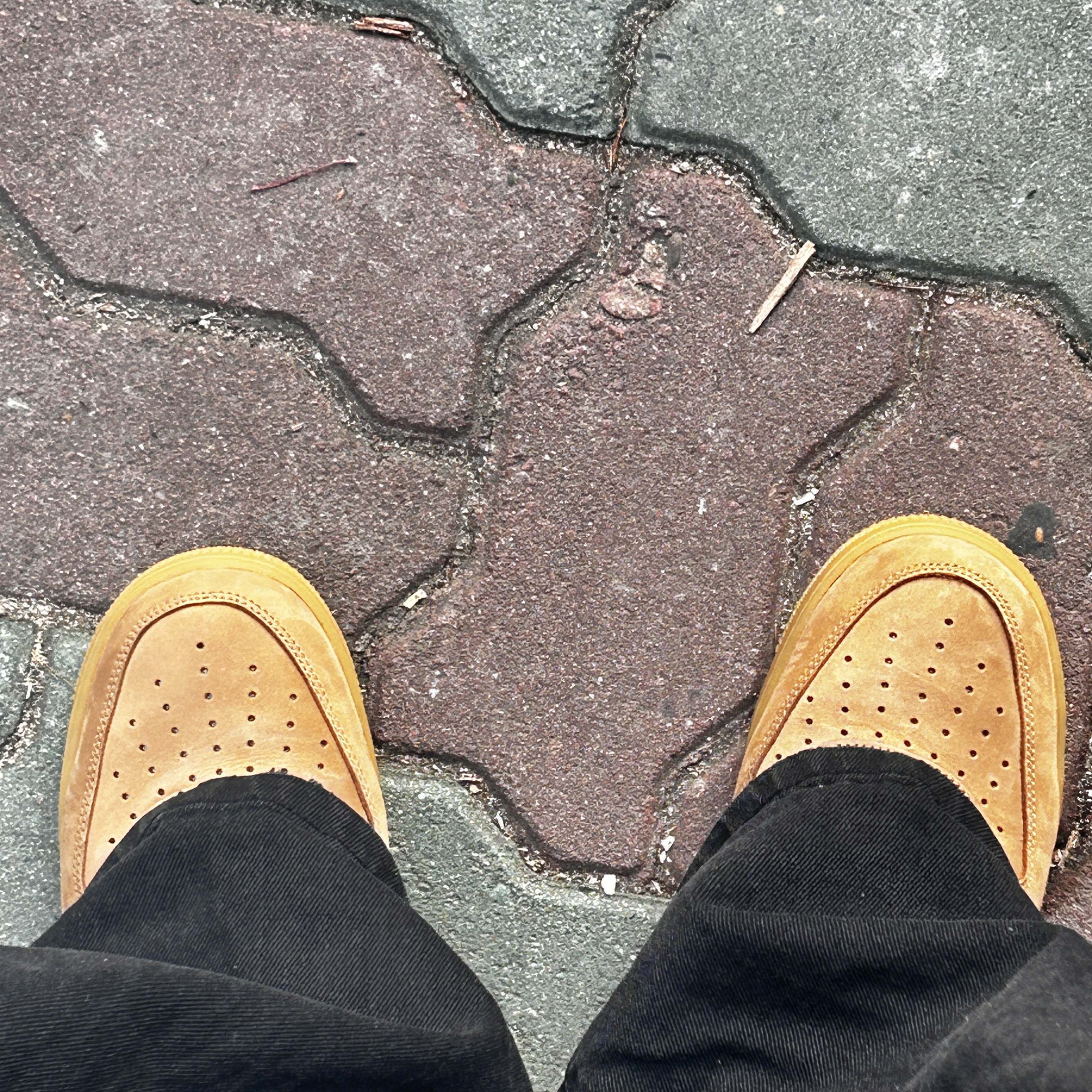 Nike Air Force 1 '07 WB Flax 착용 스타일 - 2