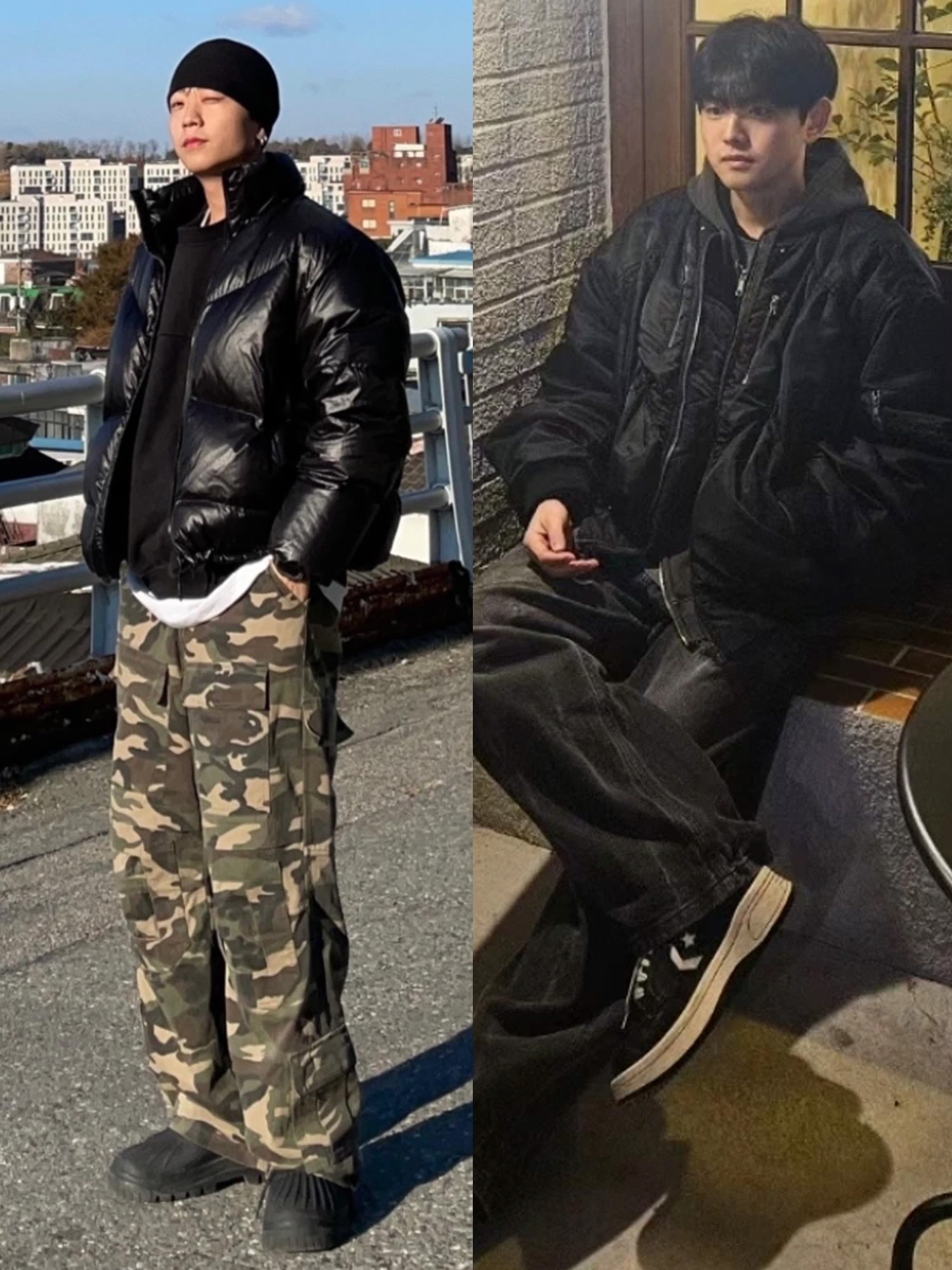 Balenciaga Defender Sneakers Black, Guidi 992X Horse Full Grain Leather Derby Black 착용 스타일 - 3