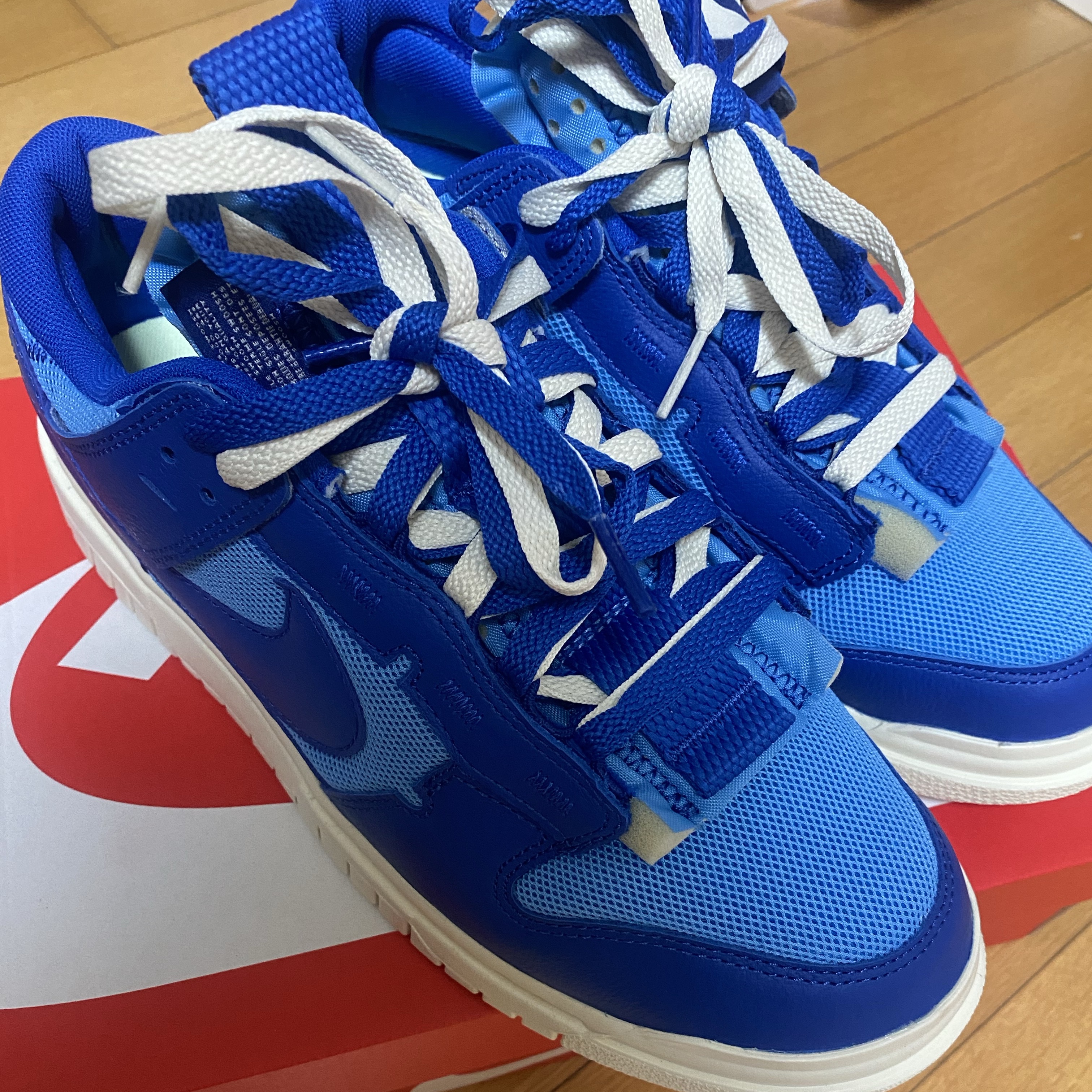 Nike Air Dunk Jumbo University Blue 착용 스타일