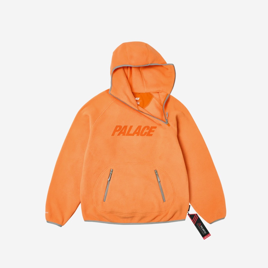 Palace Polartec Ninja Hood Tiger Orange - 23FW 상세 이미지 2