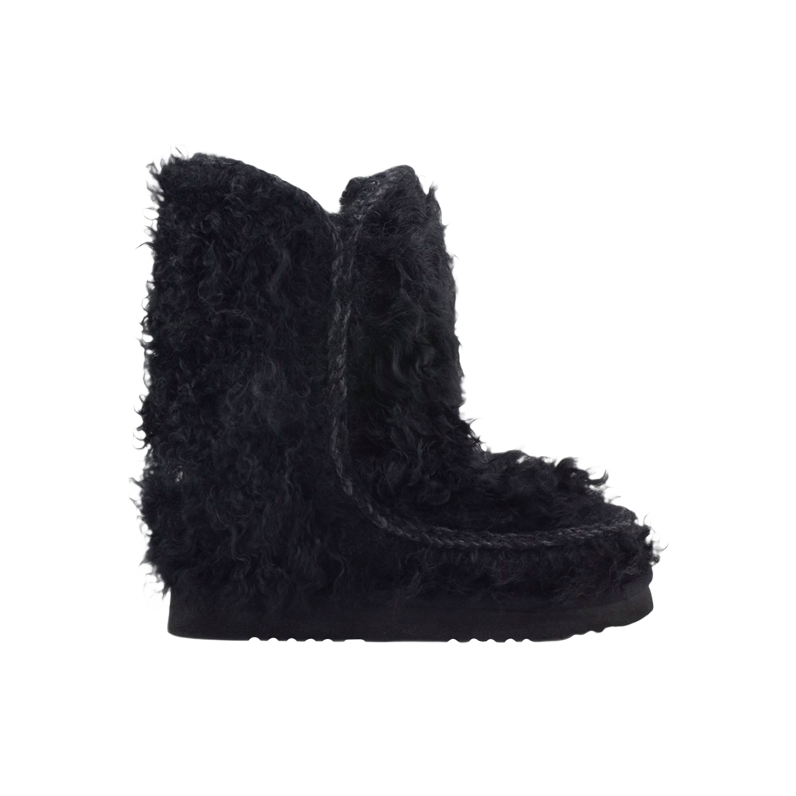 (W) 모우 에스키모 24 올 퍼 블랙((W) Mou Eskimo 24 All Fur Black)