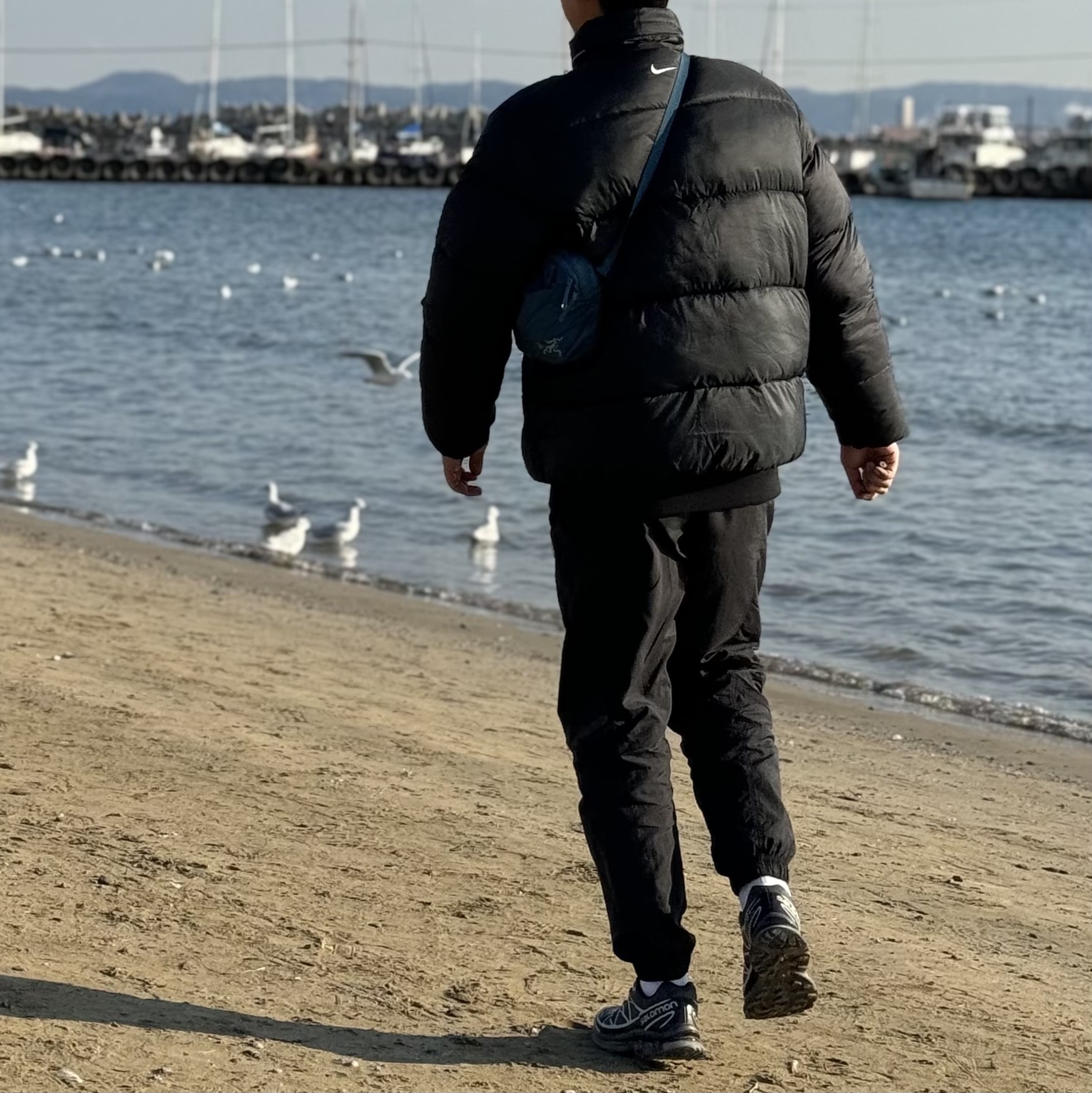 Nike Life Therma-Fit Puffer Jacket Black - Asia 착용 스타일 - 3