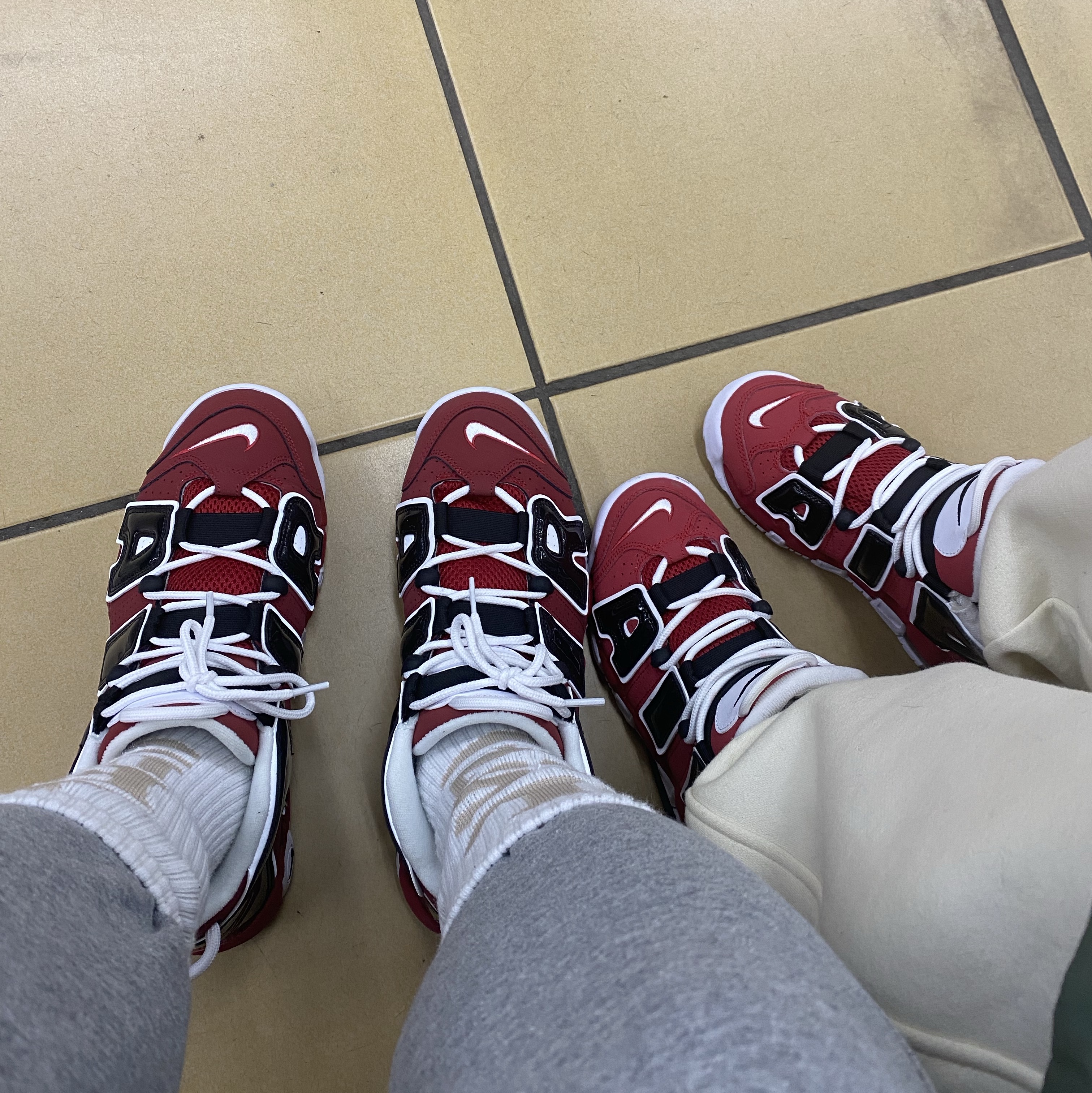 Nike Air More Uptempo 96 Bulls 2021 착용 스타일