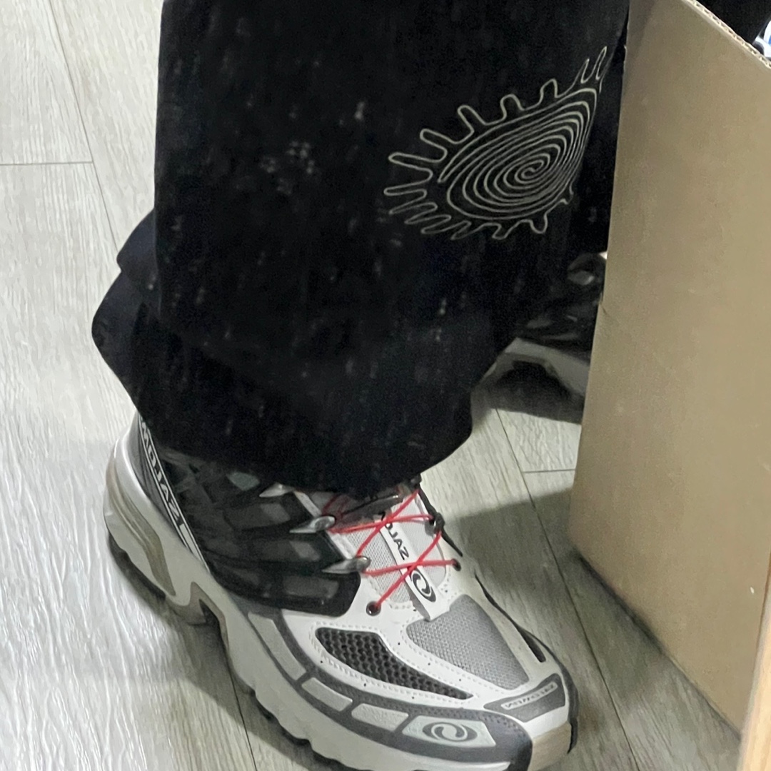 Salomon ACS Pro Beluga Vintage Khaki 착용 스타일