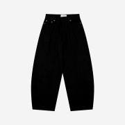 [KREAM 단독] Waviness Oblique Curved Chino Pants Raven Black
