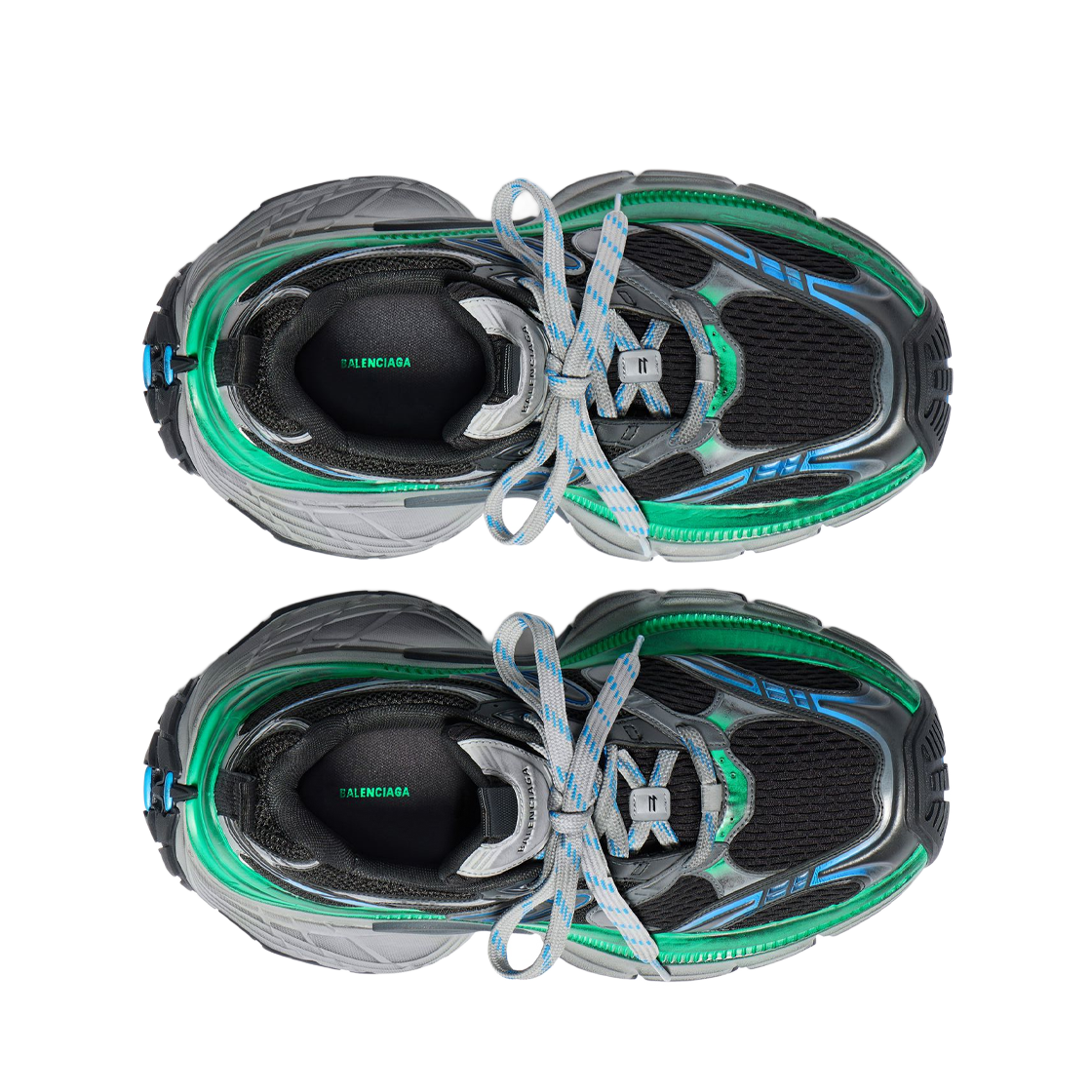 발렌시아가 10XL 스니커즈 블랙 그린(Balenciaga 10XL Sneakers Black Green) - 2