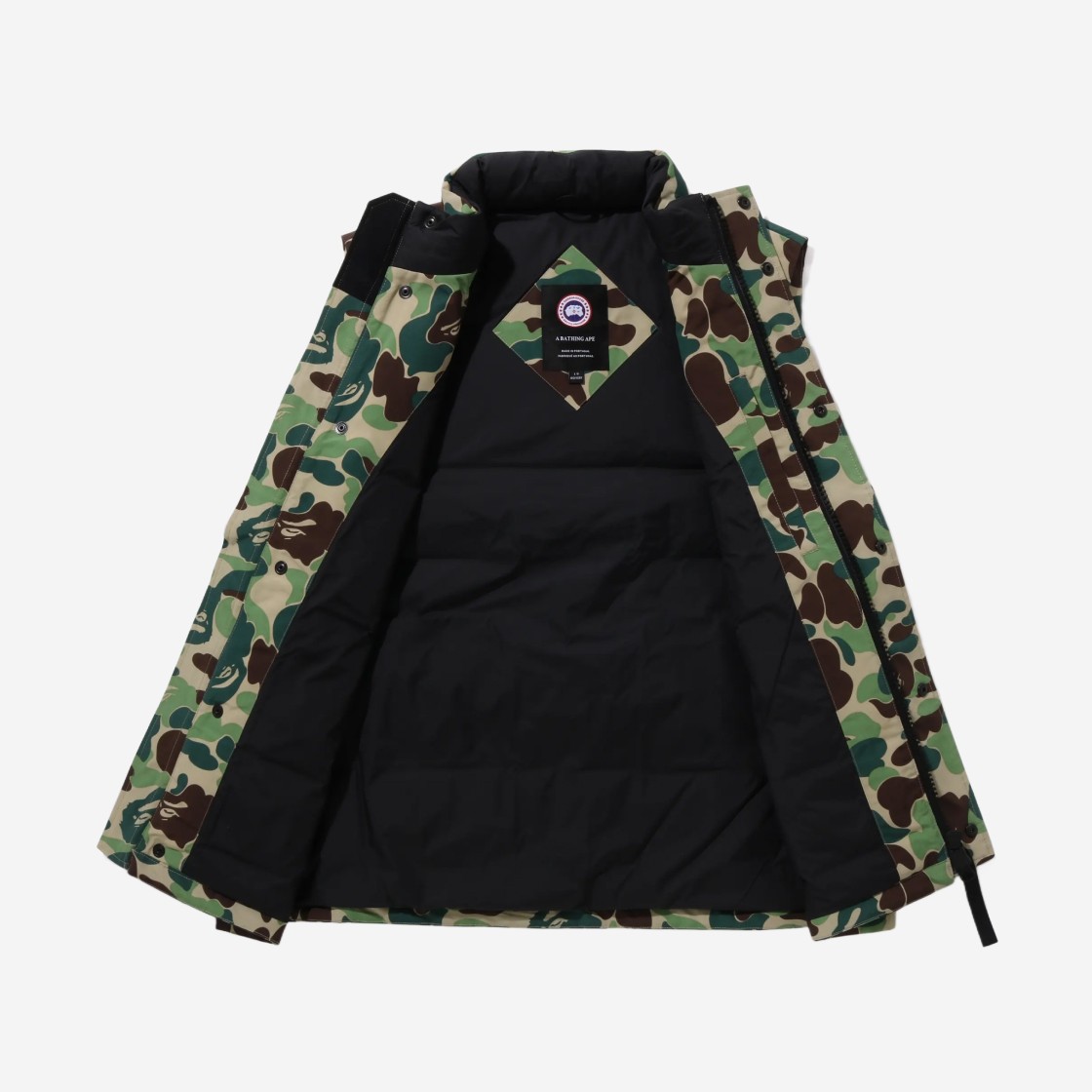 Canada Goose x BAPE Crofton Puffer Green 상세 이미지 2