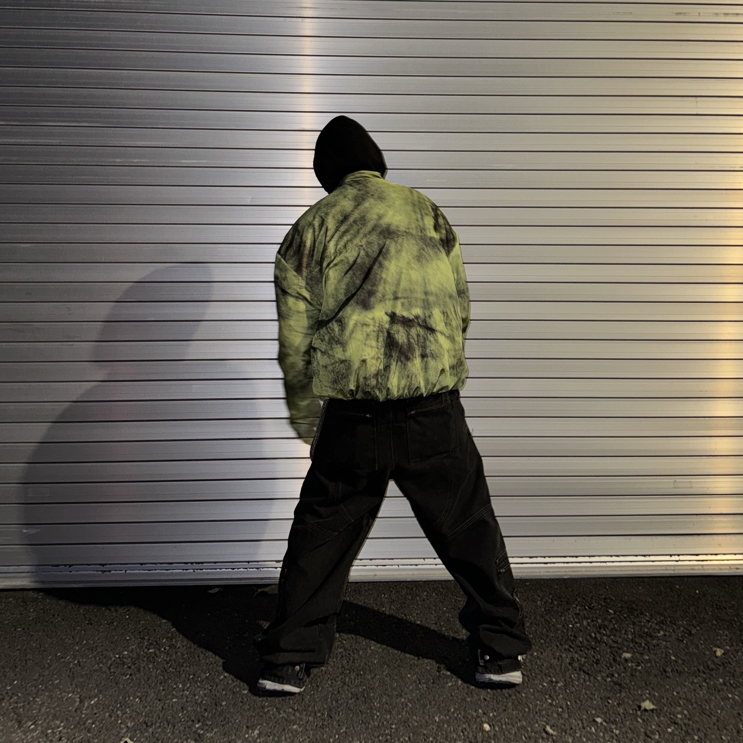 Project G/R Flight Denim Pants Black, Balenciaga 3XL Sneakers Light Beige 착용 스타일 - 8
