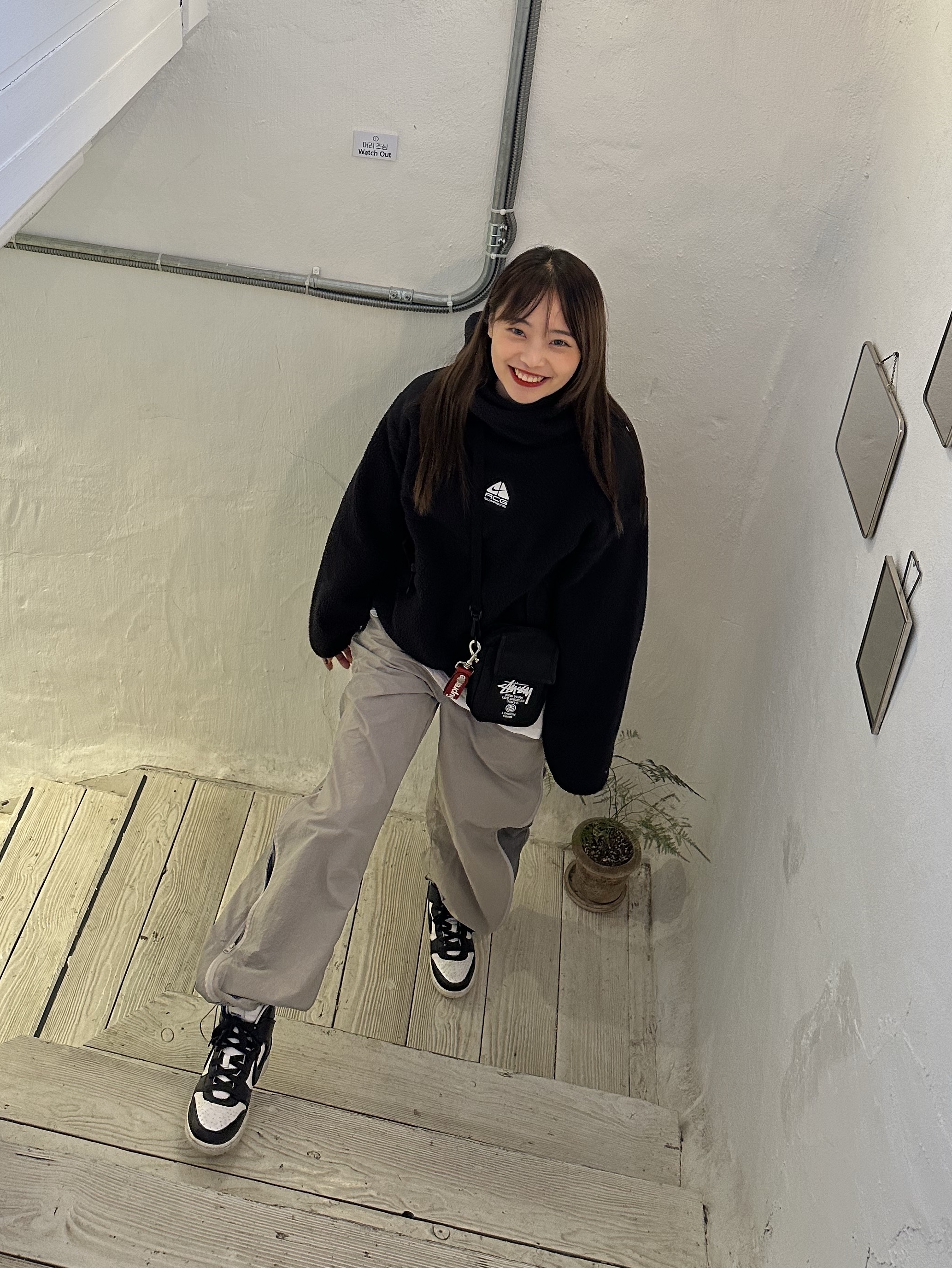 Nike x Ambush Dunk High Black, Supreme x Nike ACG Fleece Pullover Black - 22FW 착용 스타일 - 7